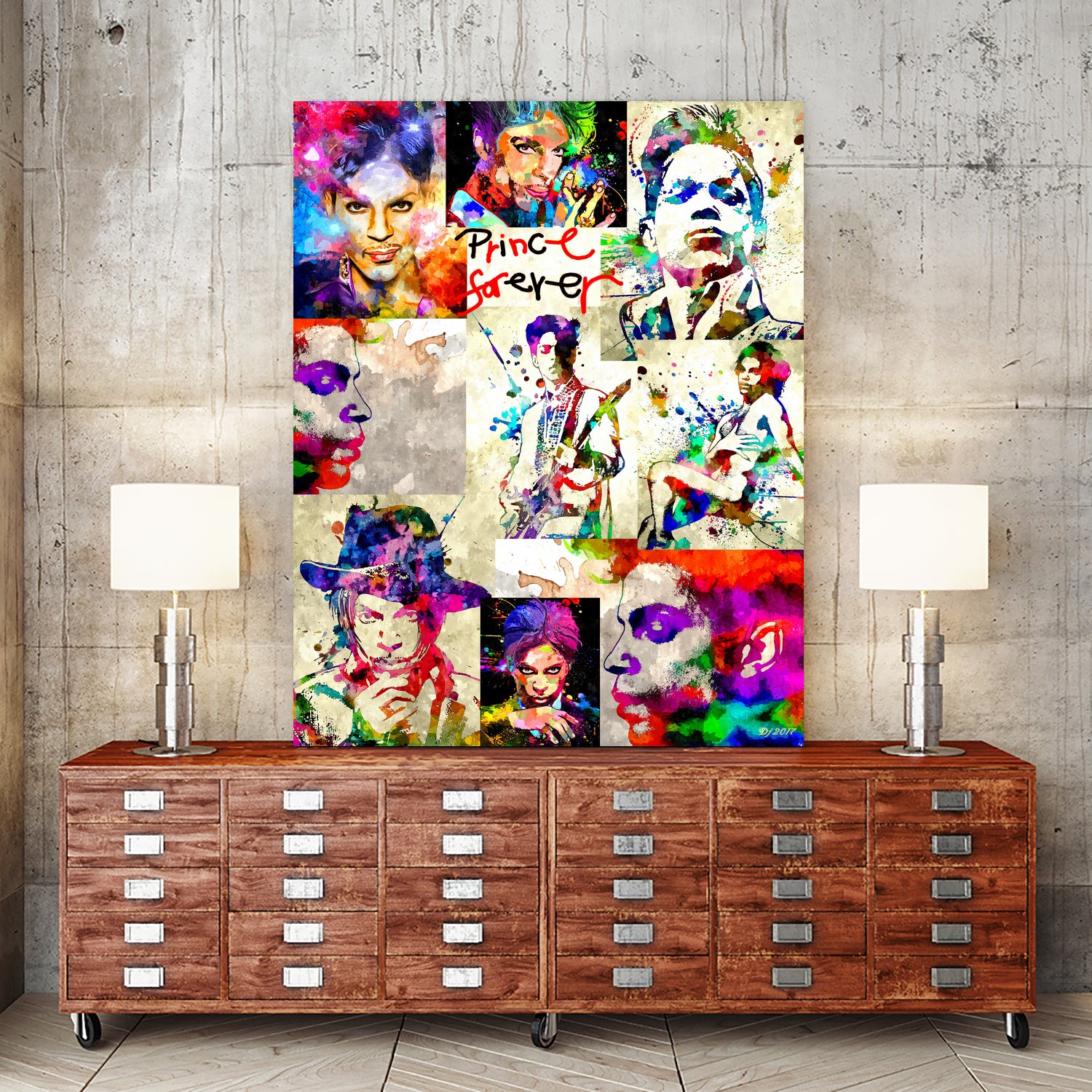 Prince Forever by Daniel Janda on GIANT ART - brown digital painting