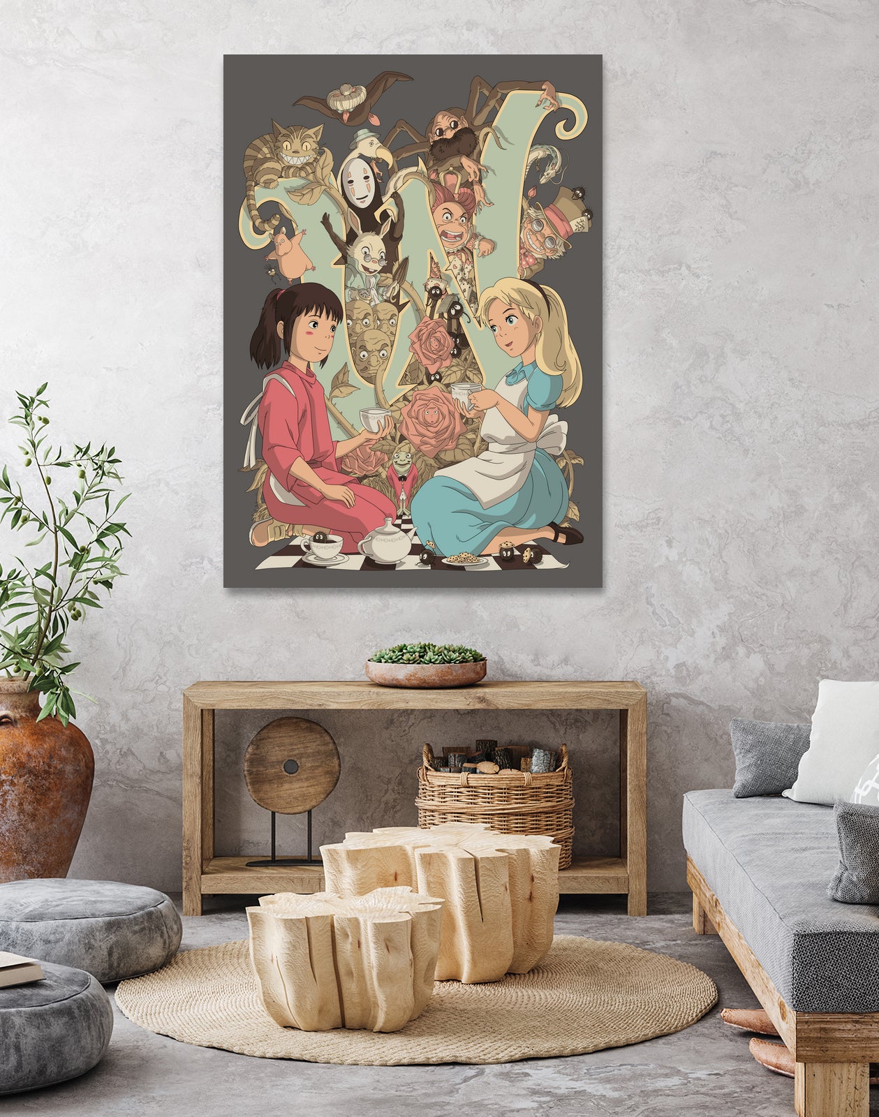 Wonderlands by Bernarda Rubiales on GIANT ART - gray digital painting