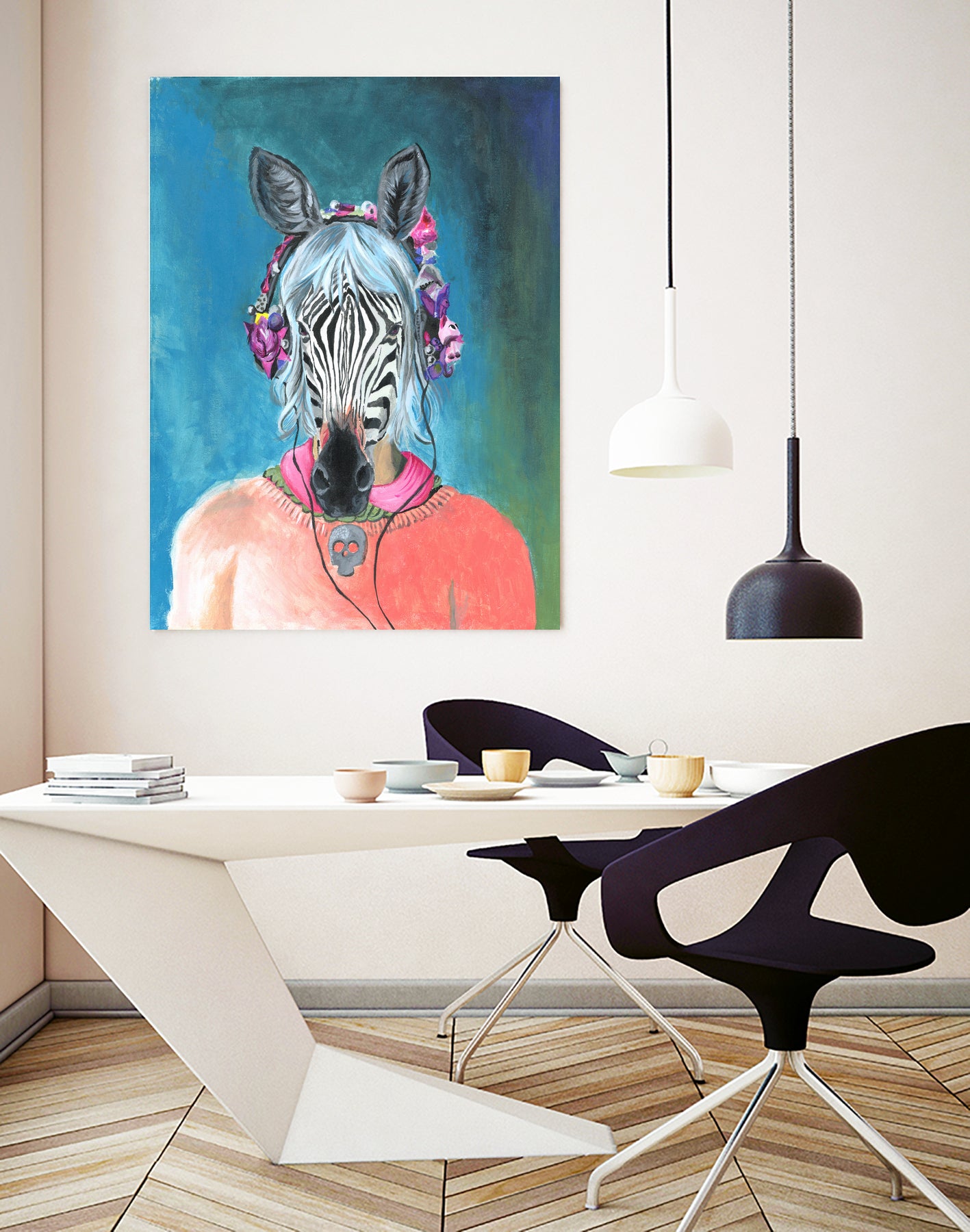 I Can't Hear You by Heather Perry on GIANT ART - blue mixed media