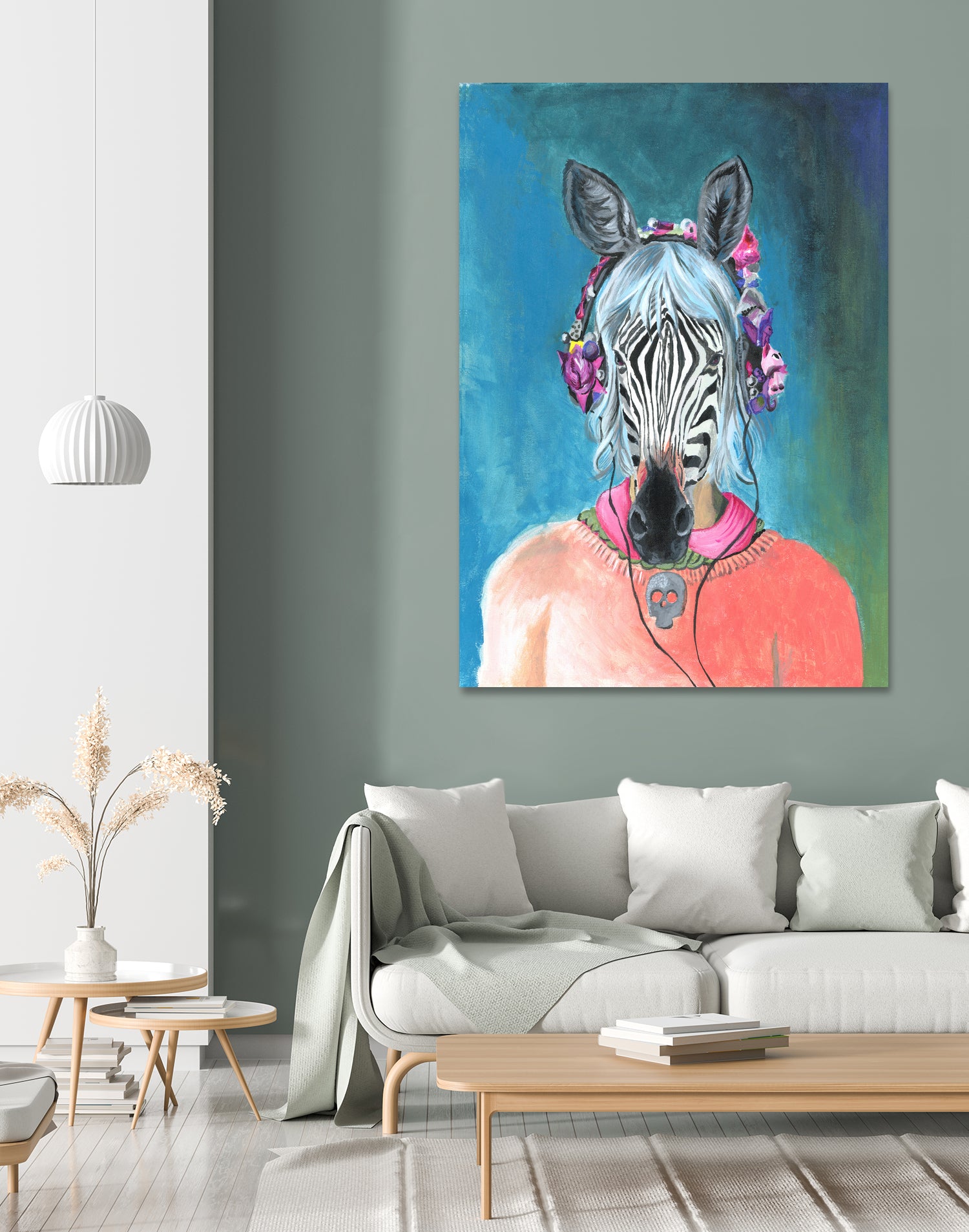 I Can't Hear You by Heather Perry on GIANT ART - blue mixed media