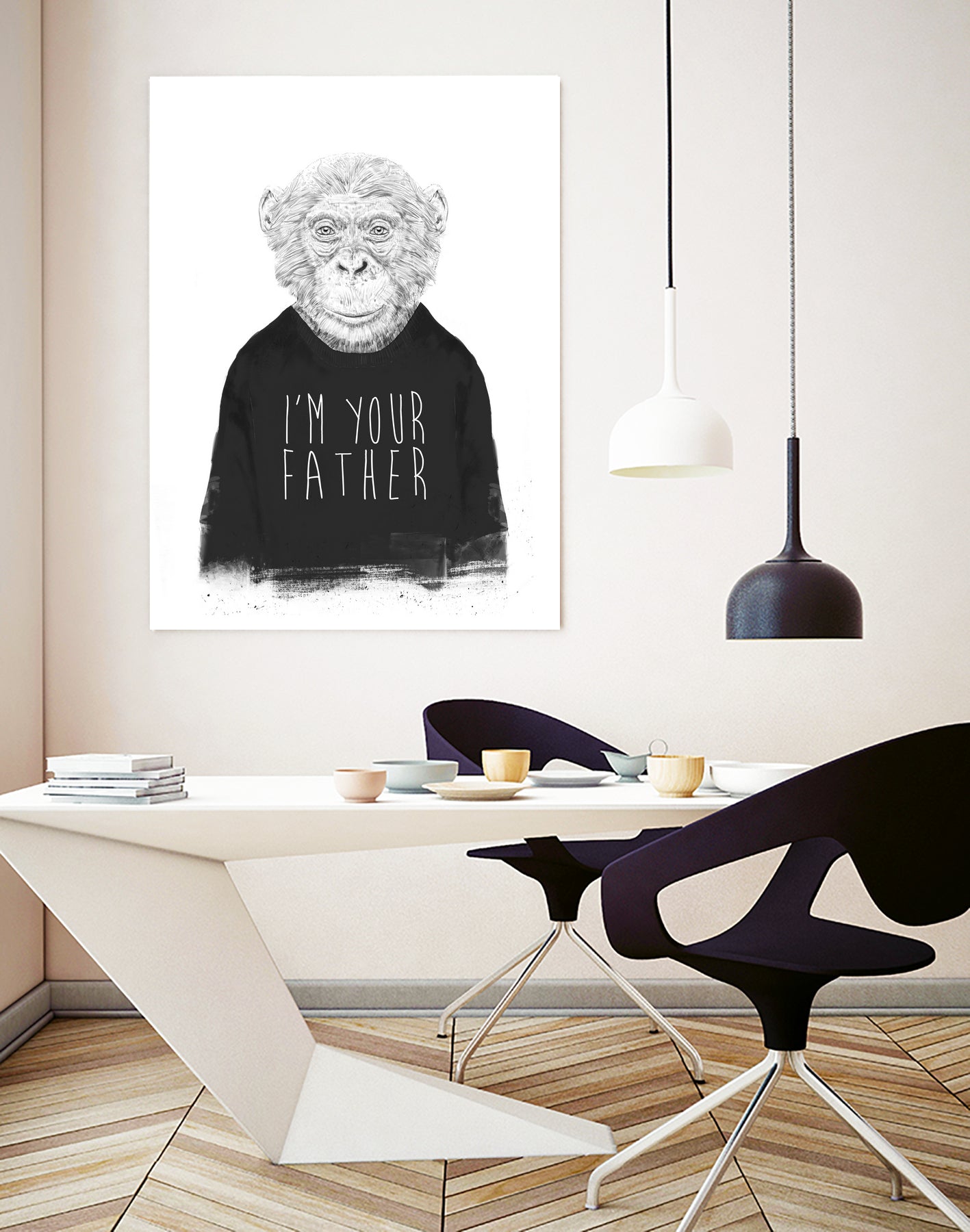 I'm your father by Solti Balázs on GIANT ART - white digital drawing