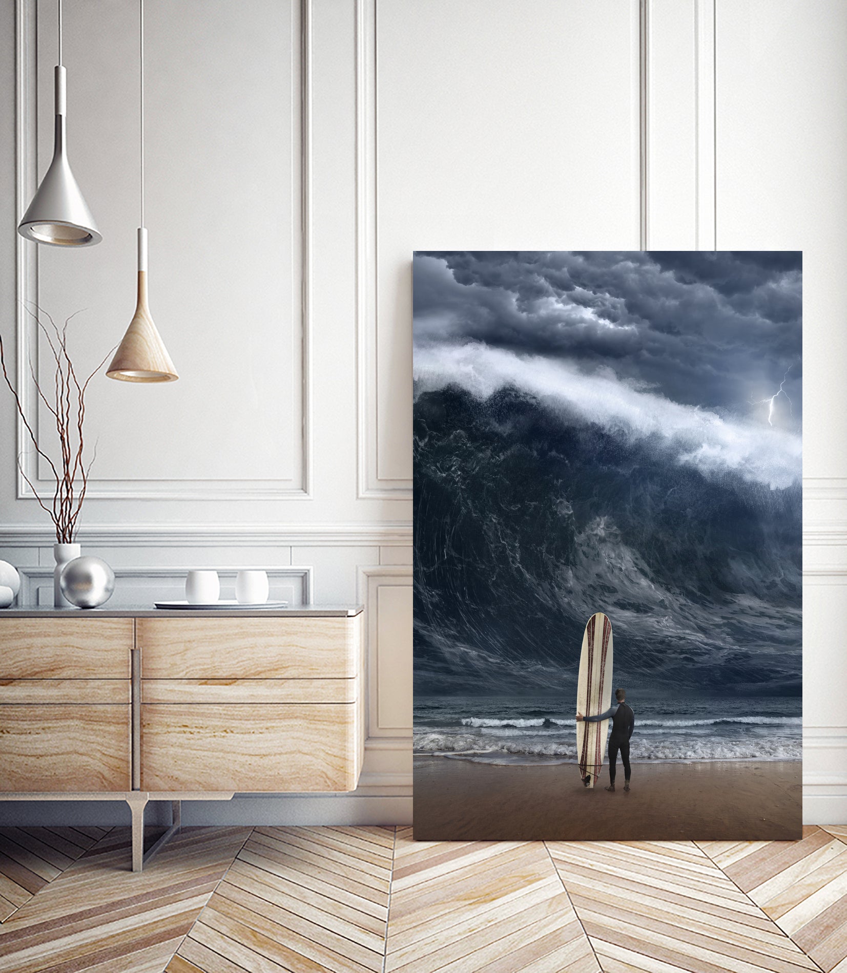 Tsunami by Evgenij Soloviev on GIANT ART - blue digital painting