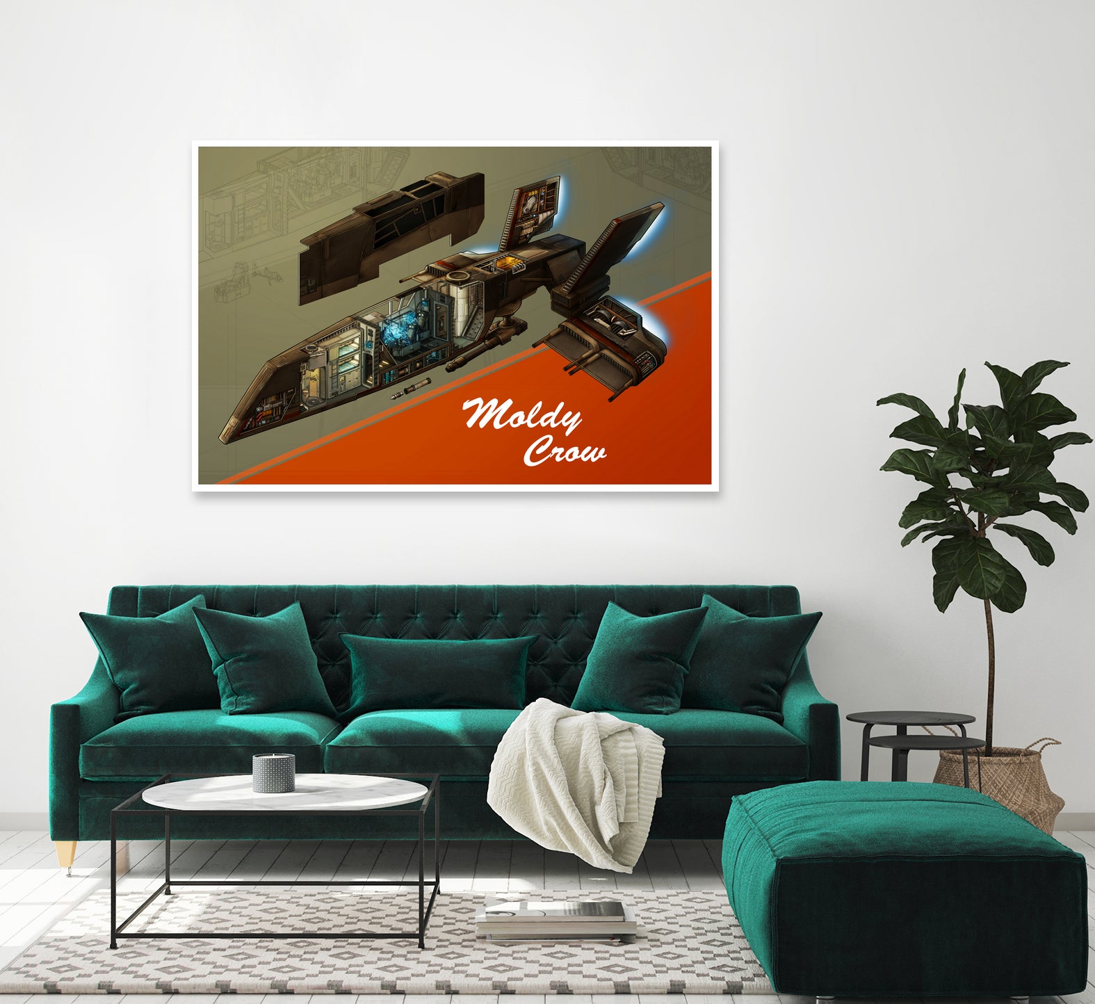 The Moldy Crow by Matheus Moura on GIANT ART - brown digital painting