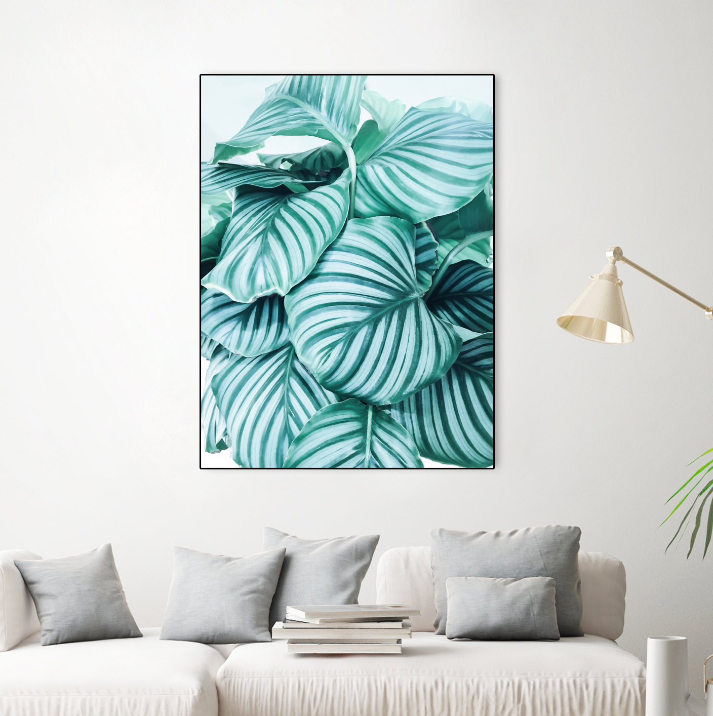 Long embrace - teal green by Gale Switzer on GIANT ART - green photo manipulation