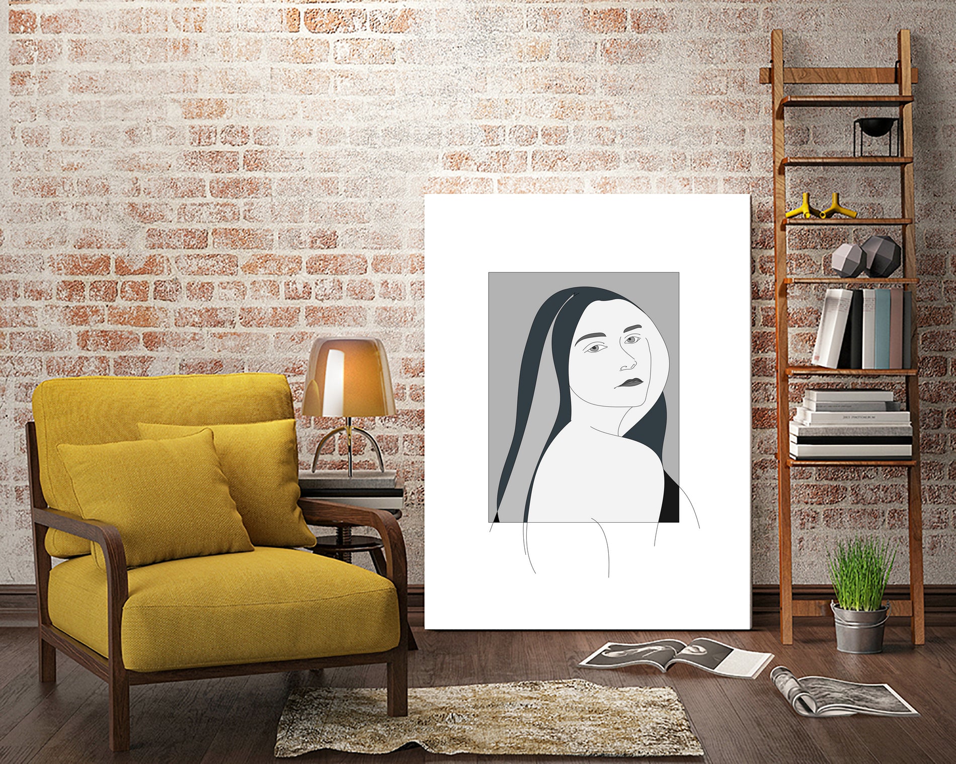 Monochrome Eve by Iri Kirova on GIANT ART - gray character design