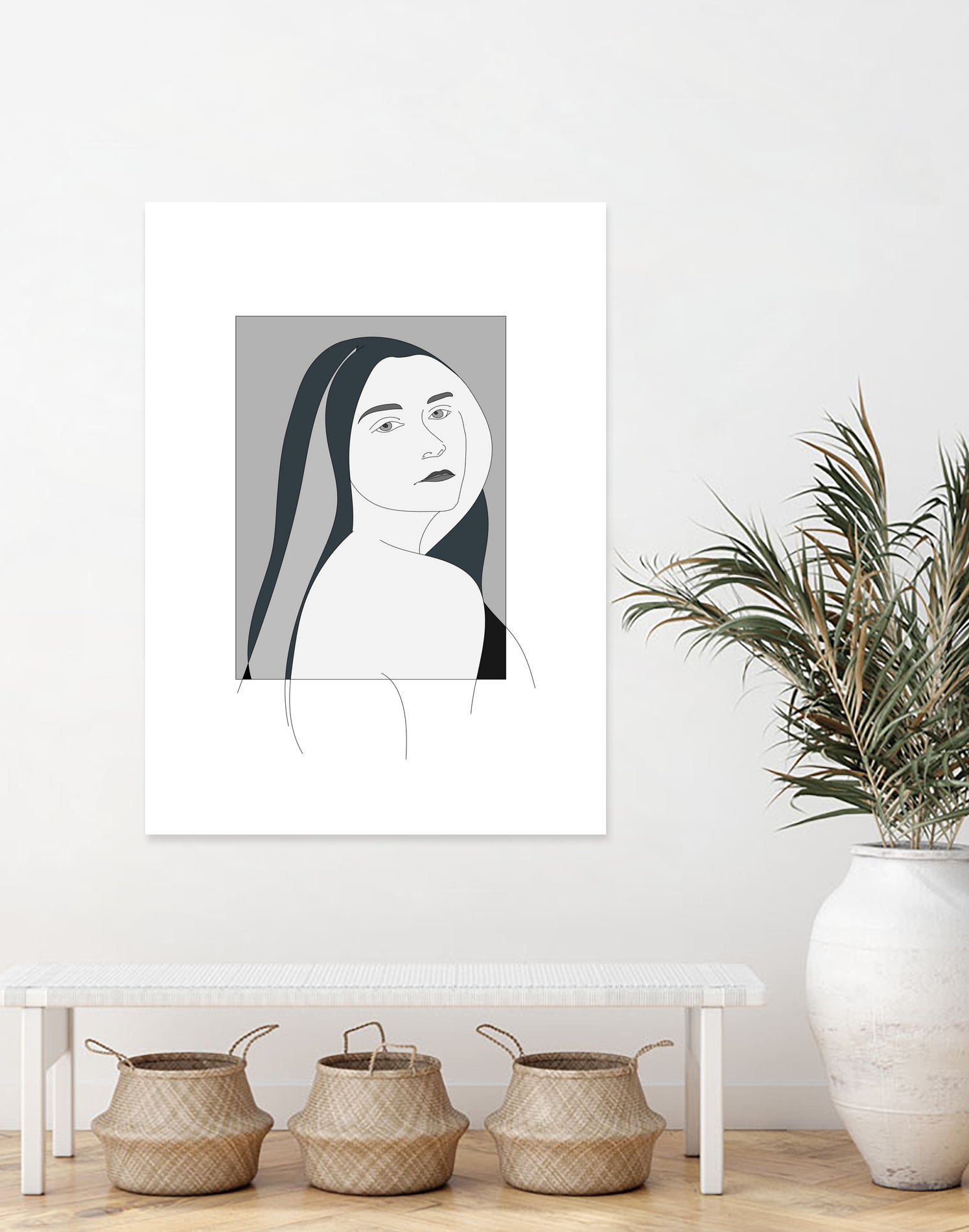 Monochrome Eve by Iri Kirova on GIANT ART - gray character design