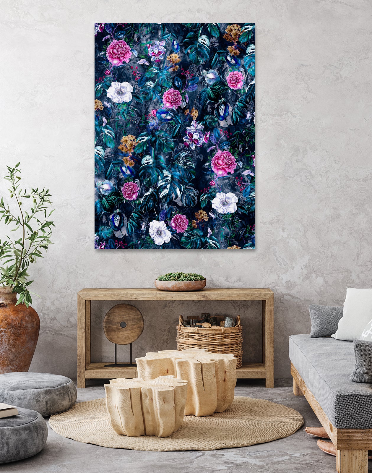 Tropical Paradise by RIZA PEKER on GIANT ART - blue digital painting