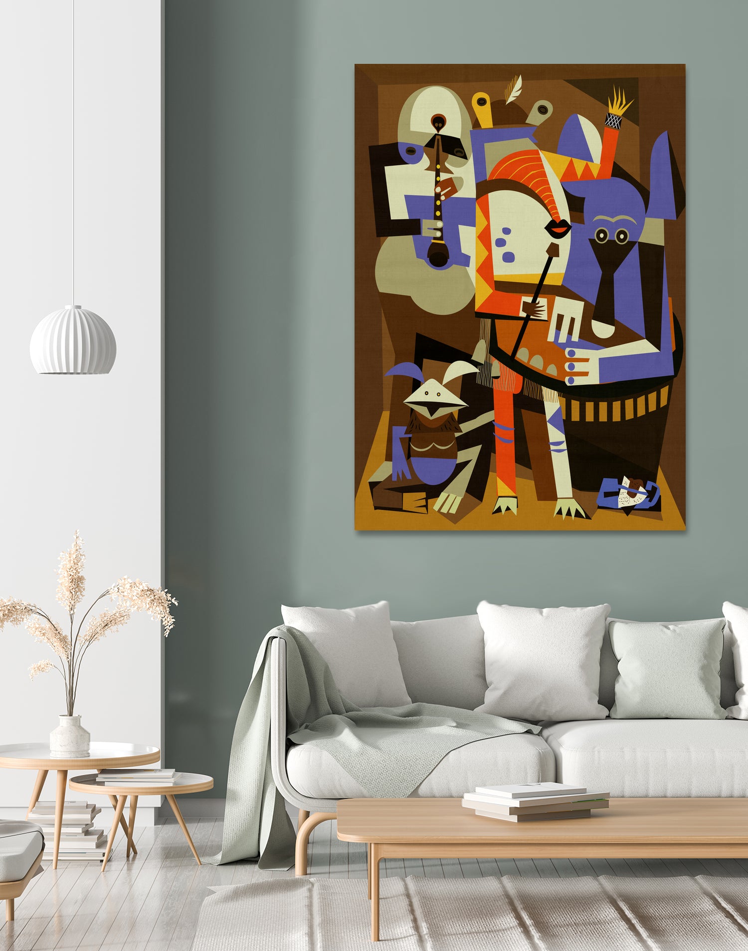 Tatooine Musicians by Scott Partridge on GIANT ART - red vector illustration