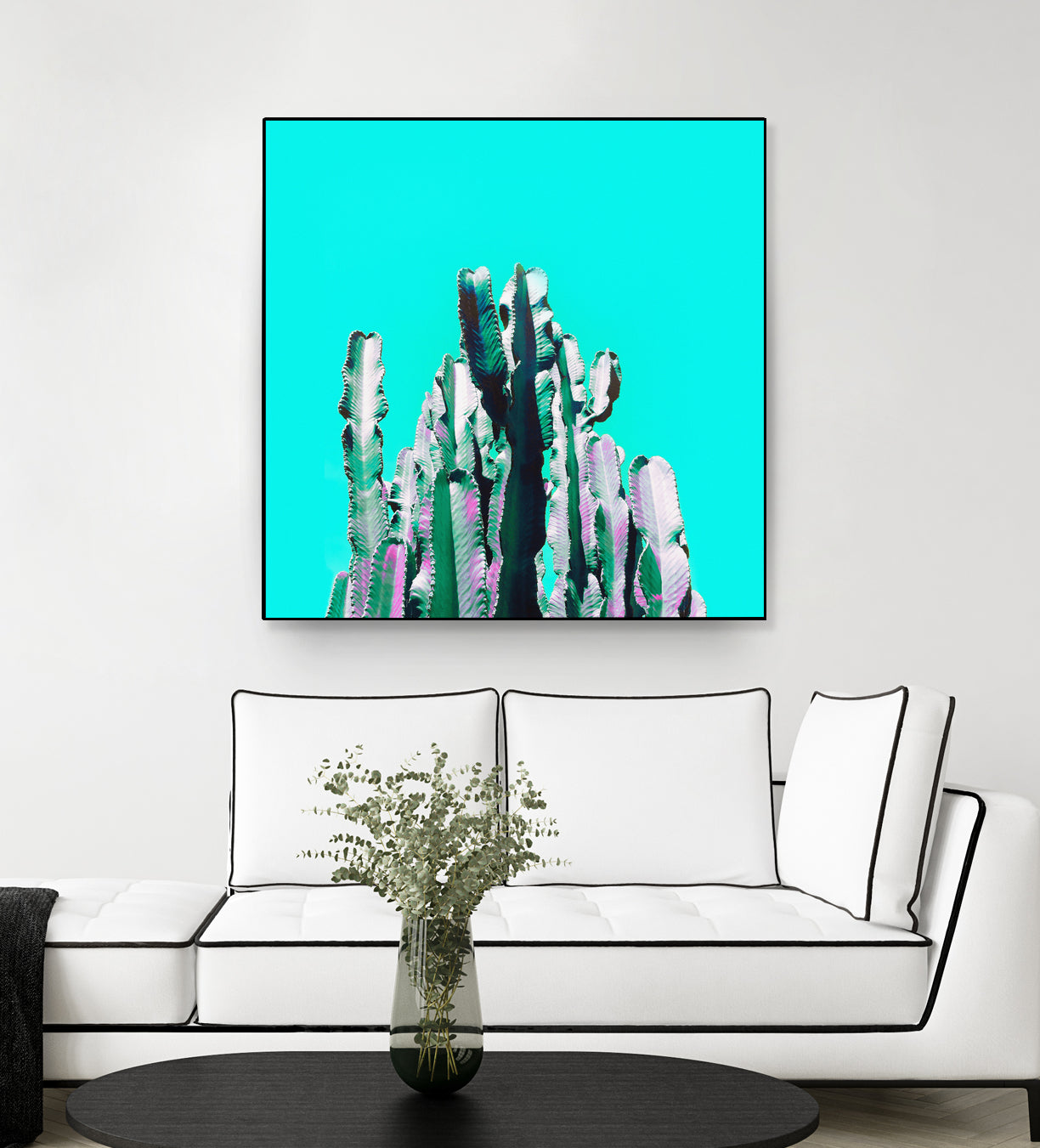 Majestic Cactus by Dominique Van Roey on GIANT ART - blue photo manipulation