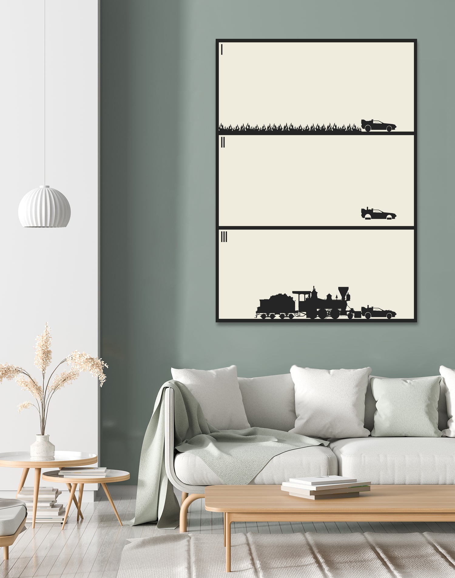 Back to the Future Trilogy - Beige by Finlay McNevin on GIANT ART - black digital drawing