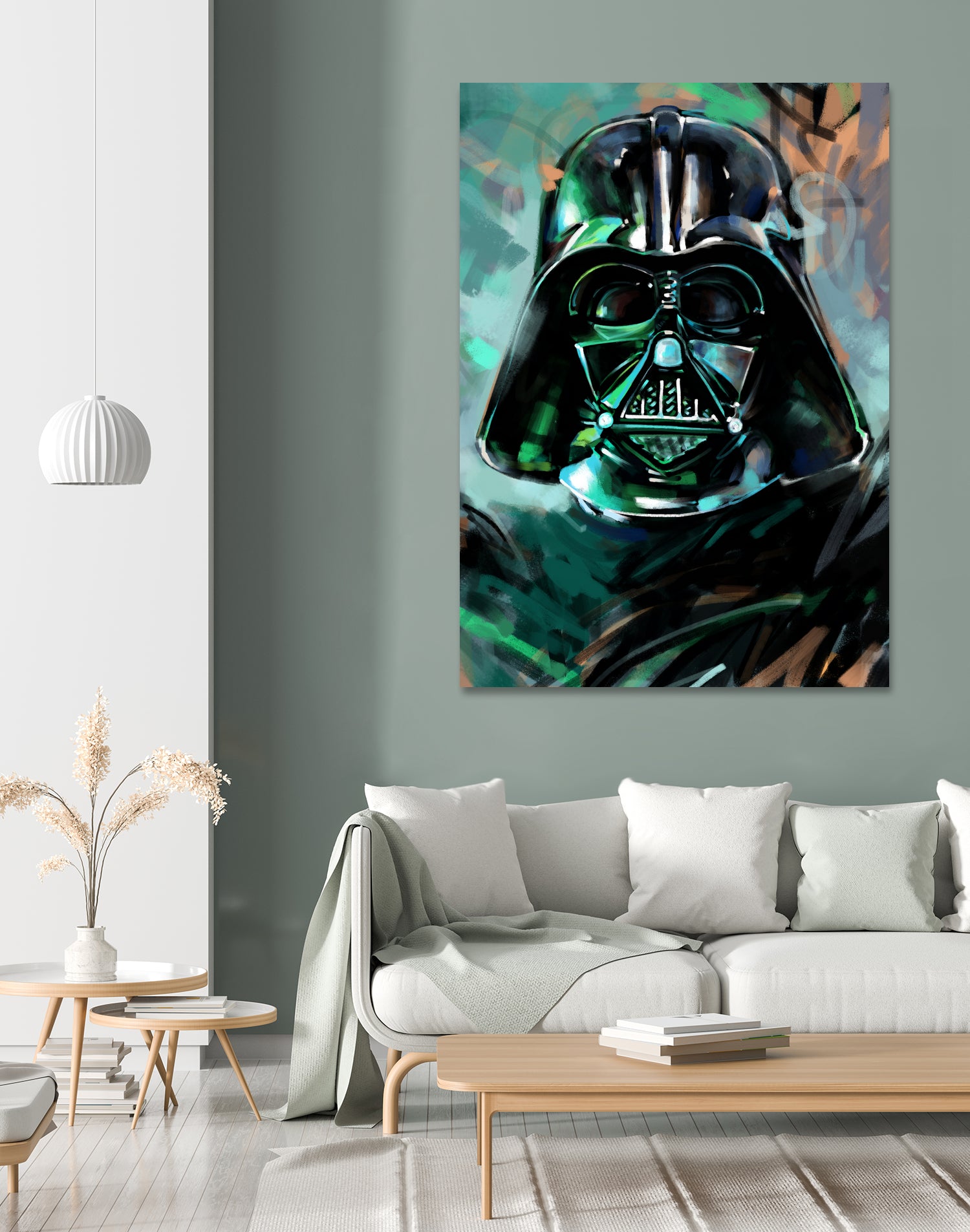 Darth Vader by Dmitry Belov on GIANT ART - blue digital painting