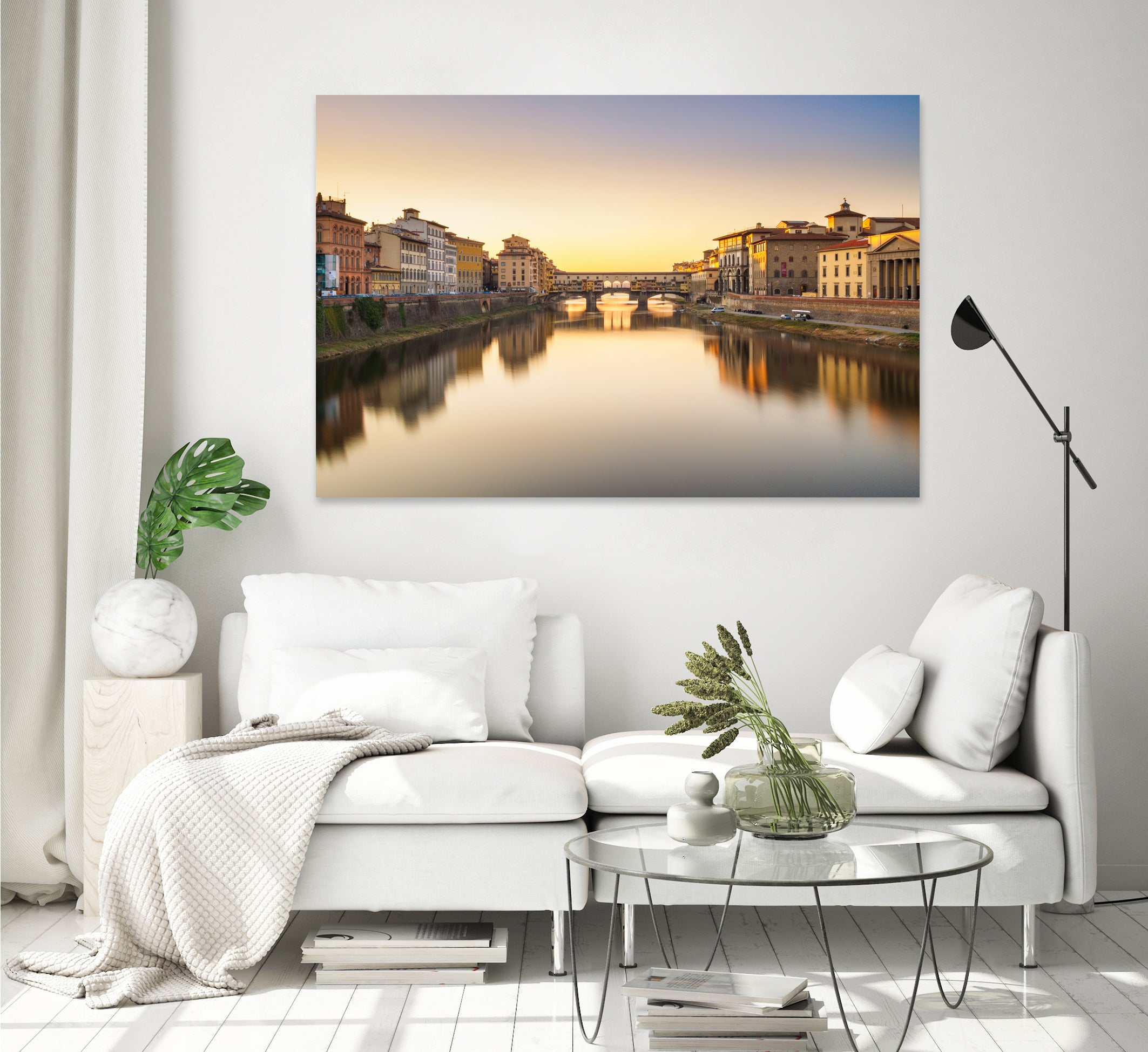 Ponte Vecchio by Pete Latham on GIANT ART - orange photo manipulation