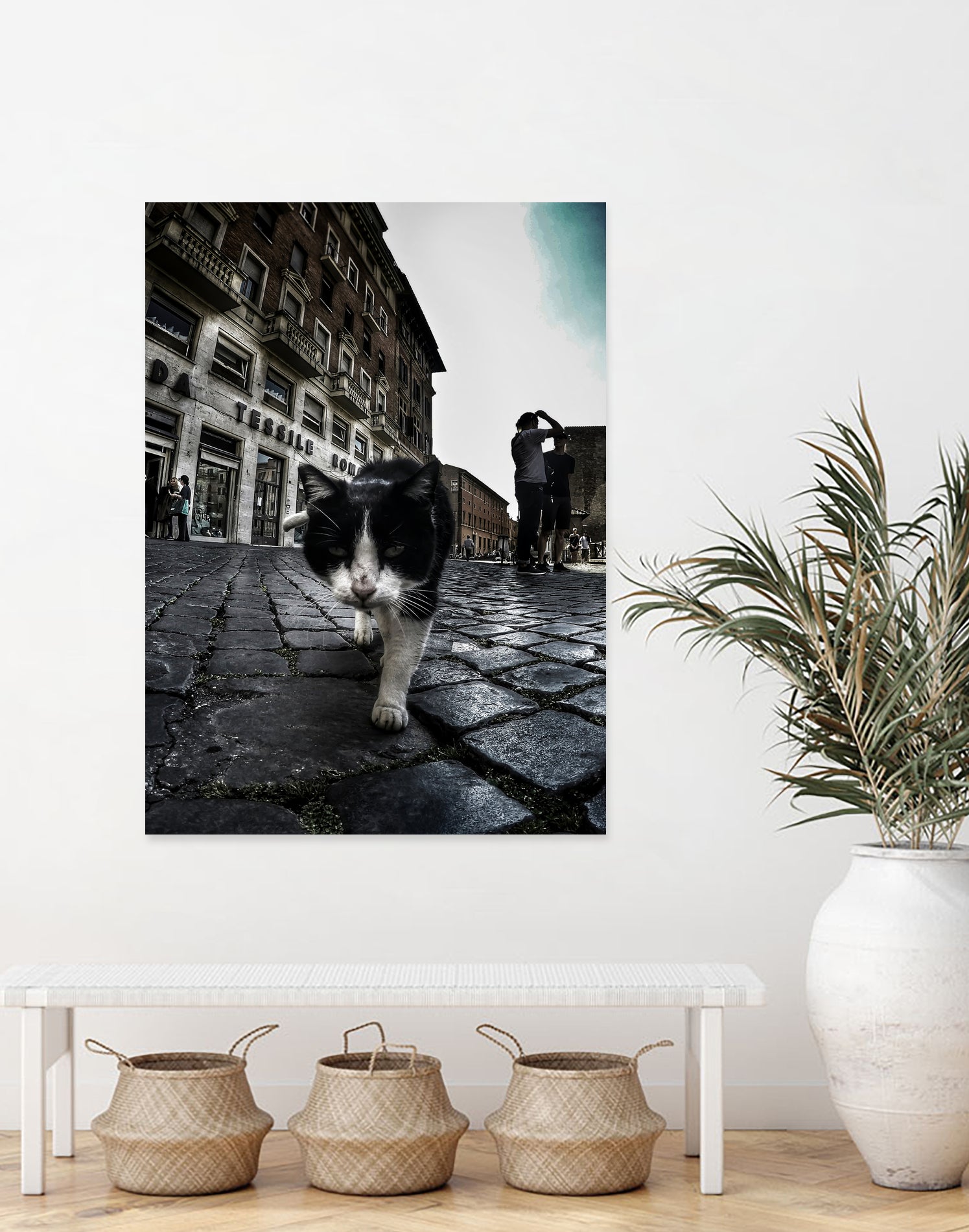 Street Cat by Nicklas Gustafsson on GIANT ART - black mixed media