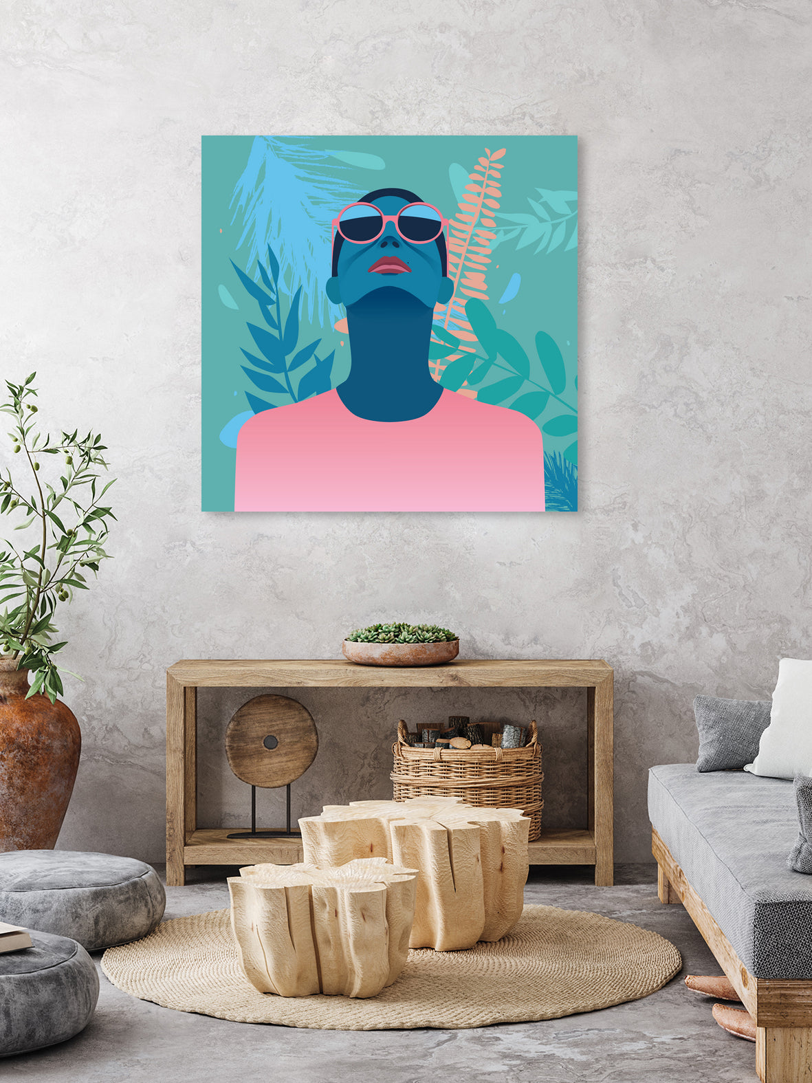 Nowness by Irina Kruglova on GIANT ART - blue digital drawing