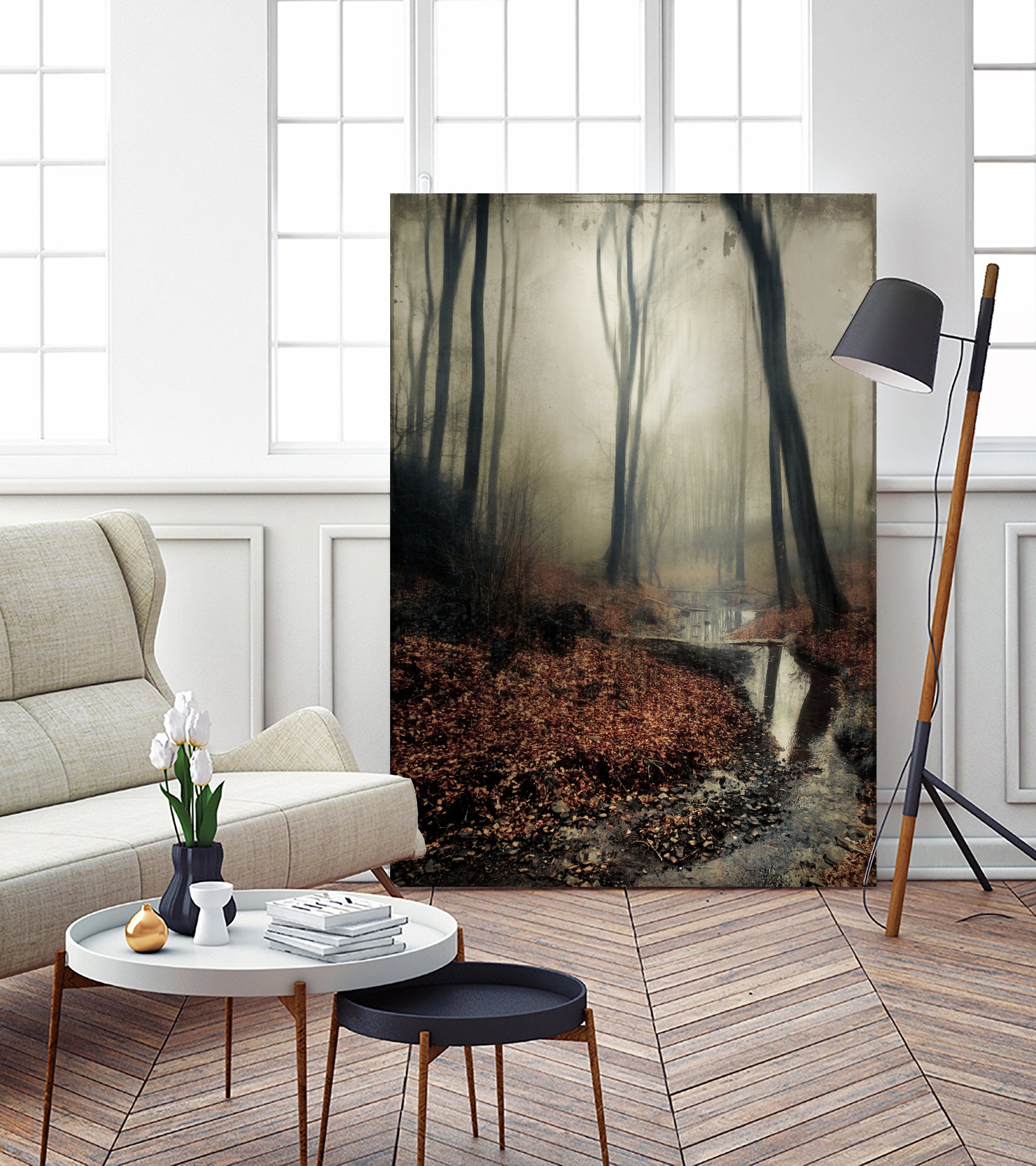 sound of silence c by Dirk Wüstenhagen on GIANT ART - brown photo manipulation