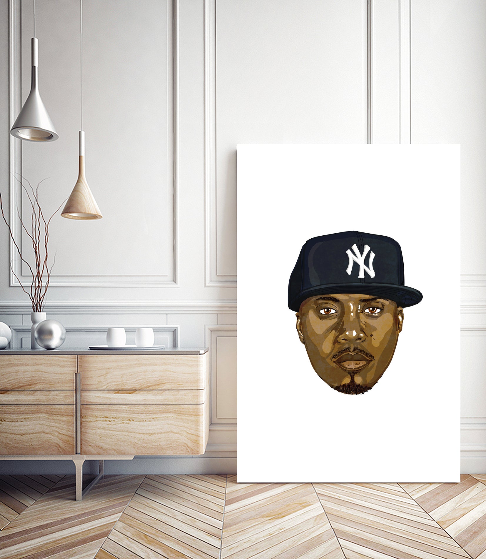 Nas by Delano Limoen on GIANT ART - brown vector illustration