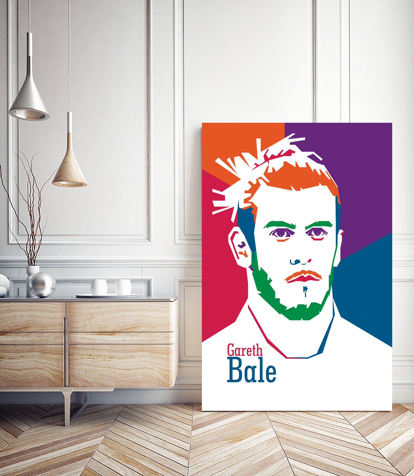 Pop Art Gareth Bale by Ahmad Taufiq on GIANT ART - white photo illustration