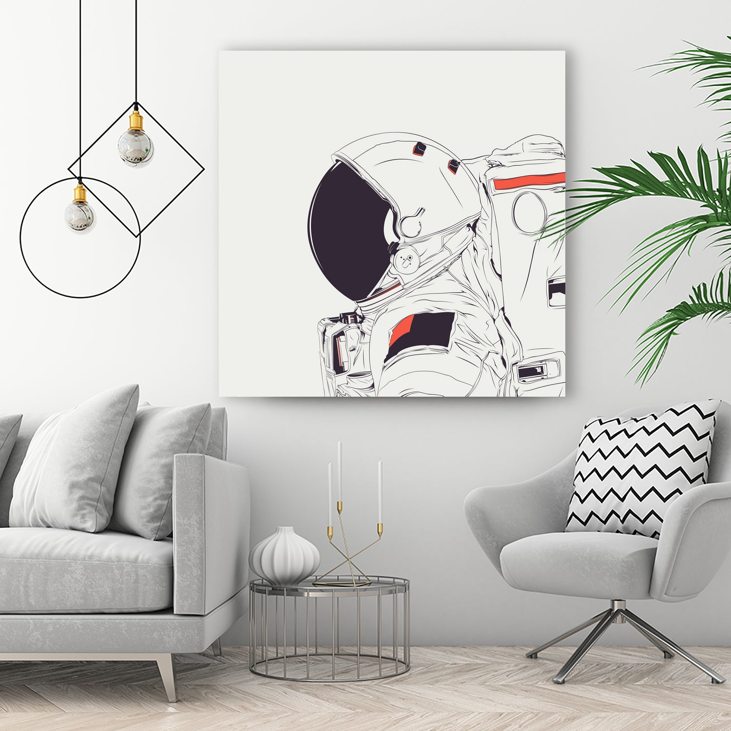 God Is An Astronaut by Alejandro Garcia on GIANT ART - white photo illustration