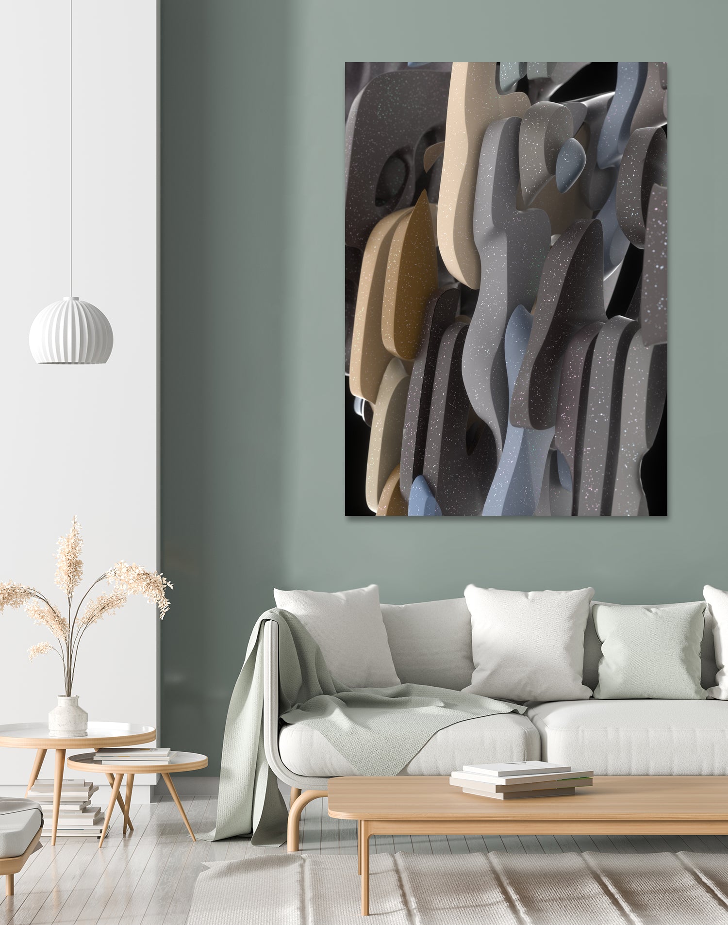 Adeline by Danny Jardim on GIANT ART - gray digital painting