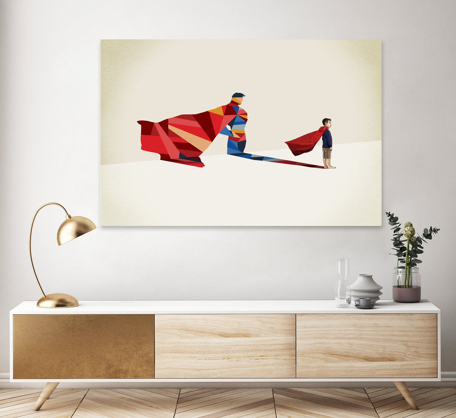 Asian Hero by Jason Ratliff on GIANT ART - red digital painting