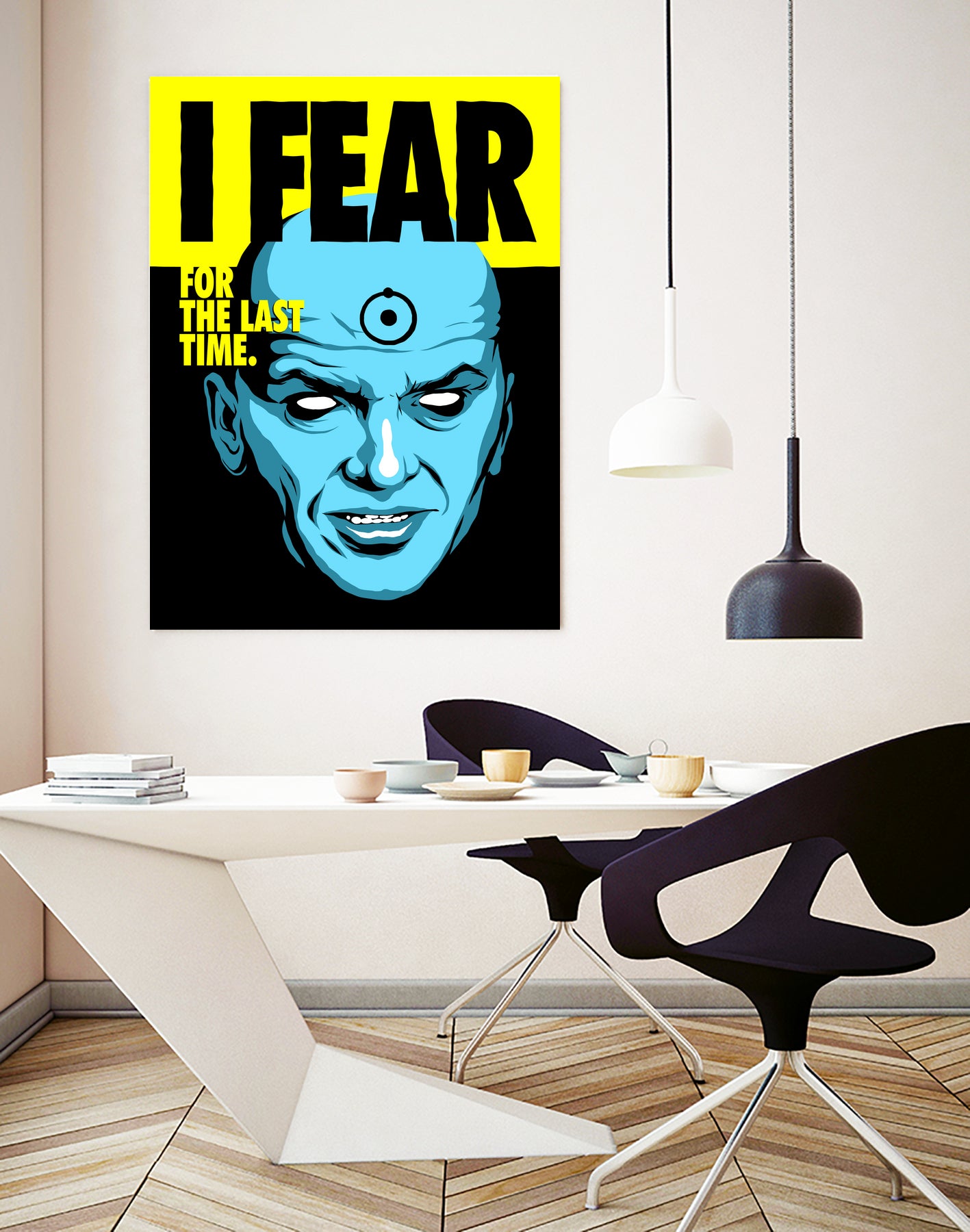 Fear by Bily Mariano da Luz on GIANT ART - blue digital drawing