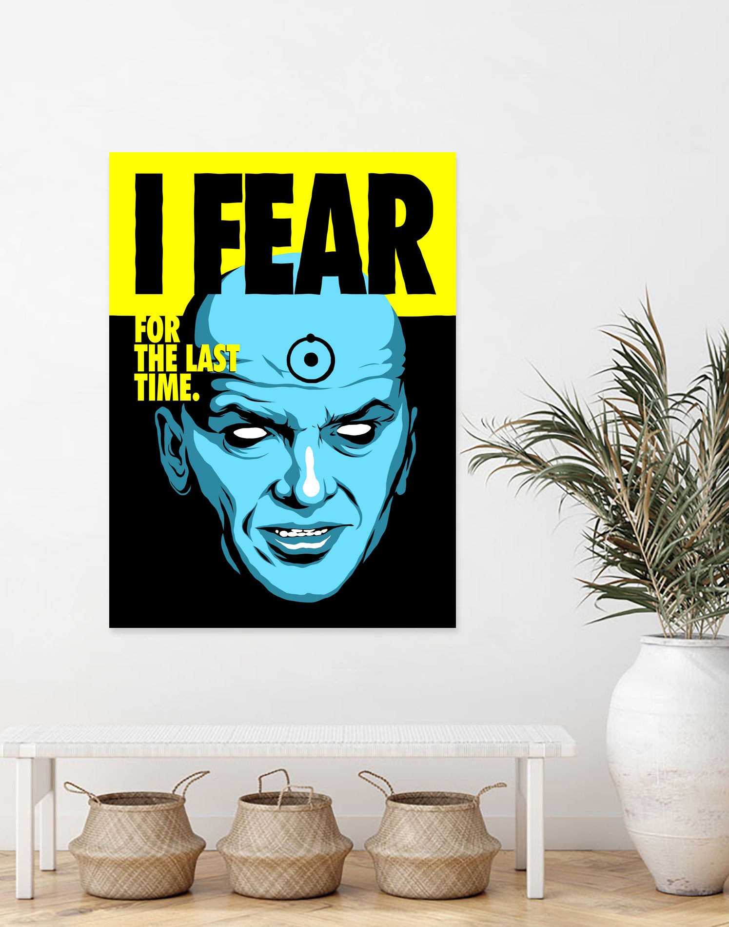 Fear by Bily Mariano da Luz on GIANT ART - blue digital drawing