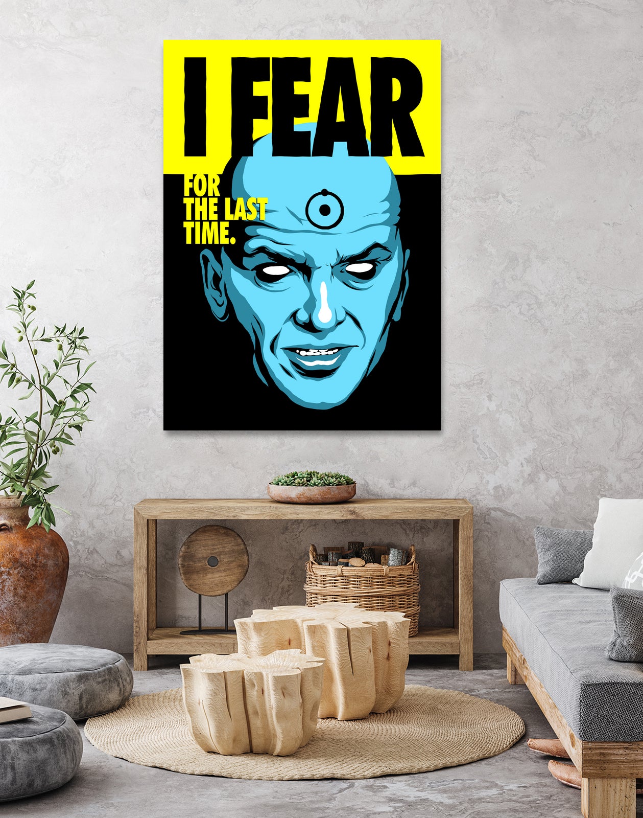 Fear by Bily Mariano da Luz on GIANT ART - blue digital drawing