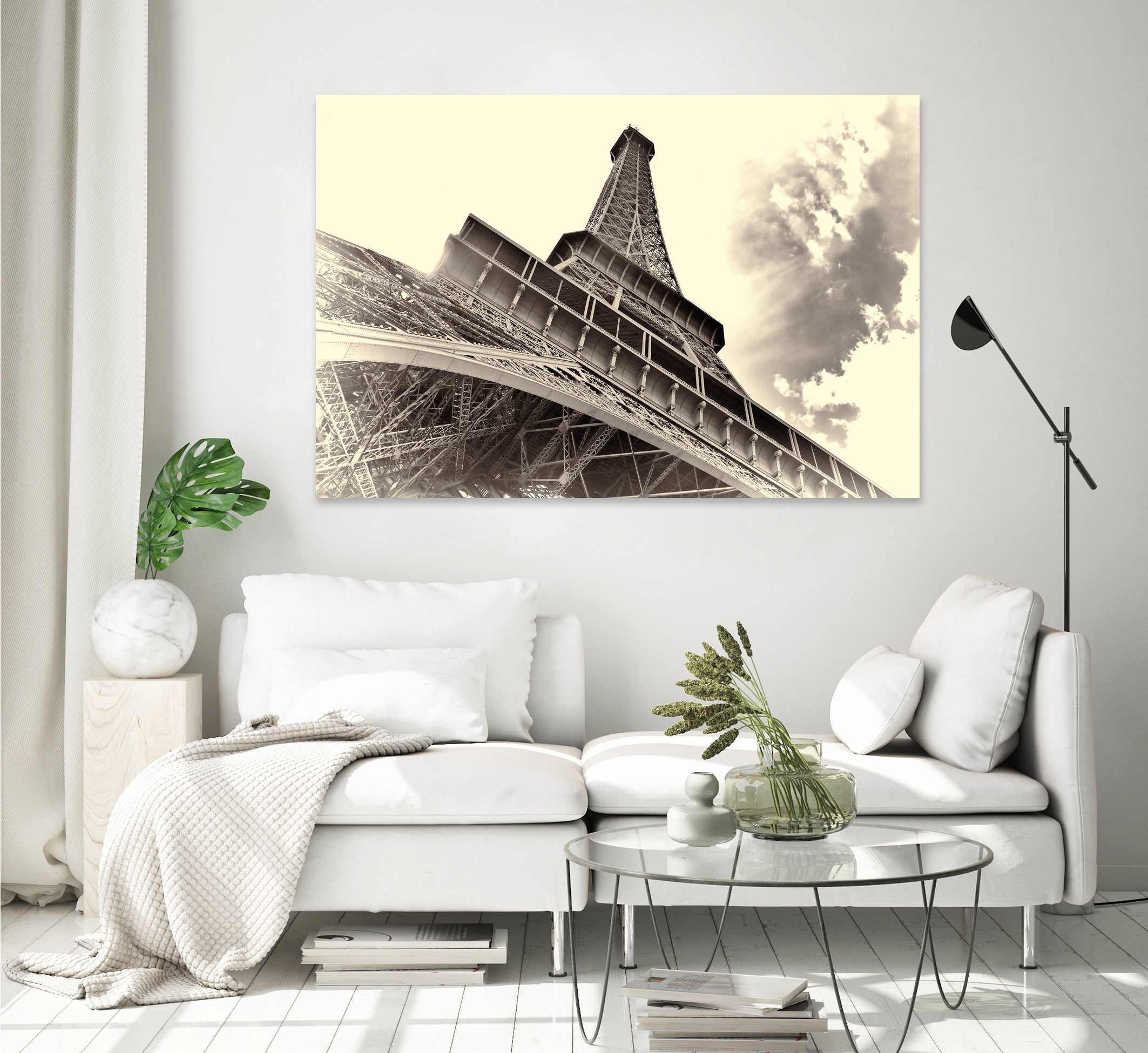Eiffel Tower in Paris by I Bjork on GIANT ART - brown photo manipulation