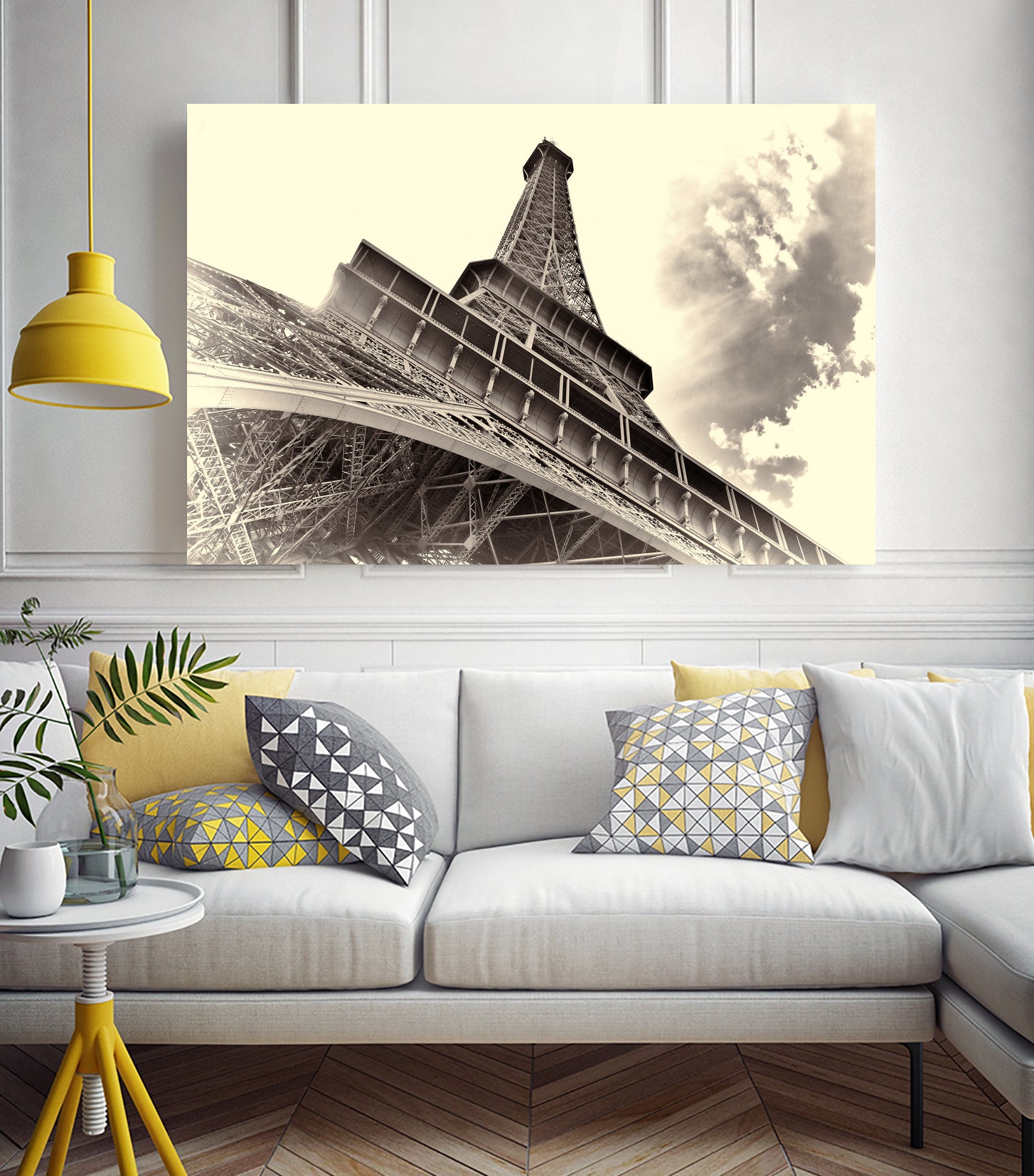 Eiffel Tower in Paris by I Bjork on GIANT ART - brown photo manipulation
