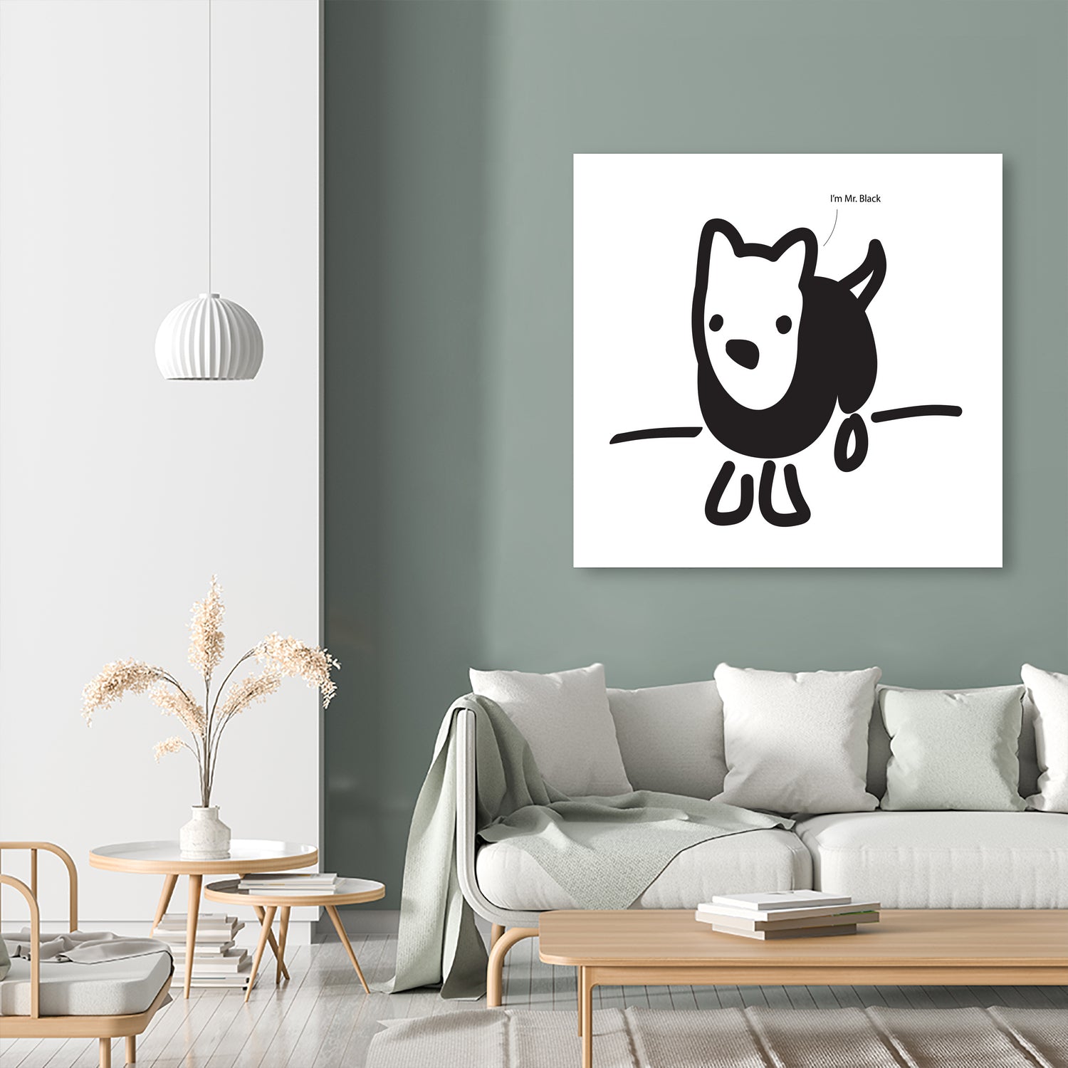 Mr. Black by Paul Thompson on GIANT ART - white vector illustration