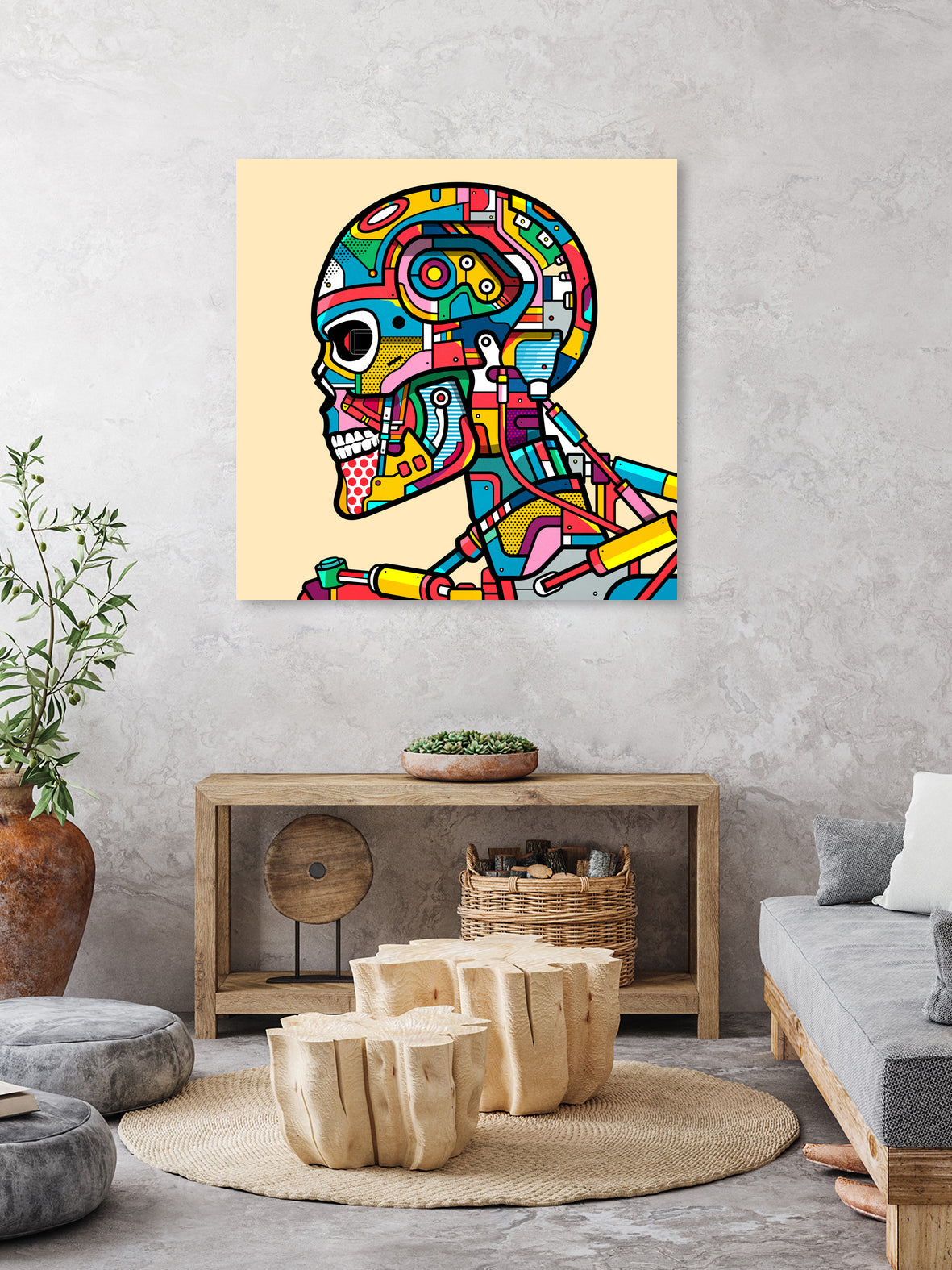 T-800 by Marco Schiavon on GIANT ART - red character design