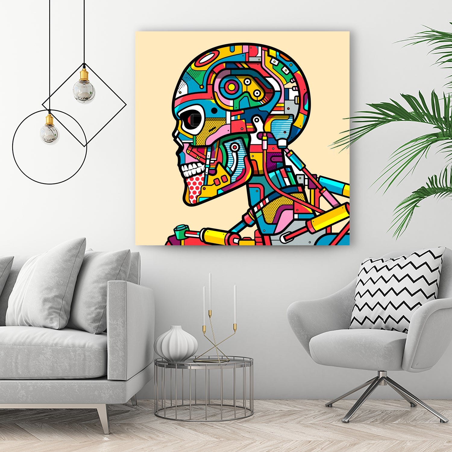 T-800 by Marco Schiavon on GIANT ART - red character design