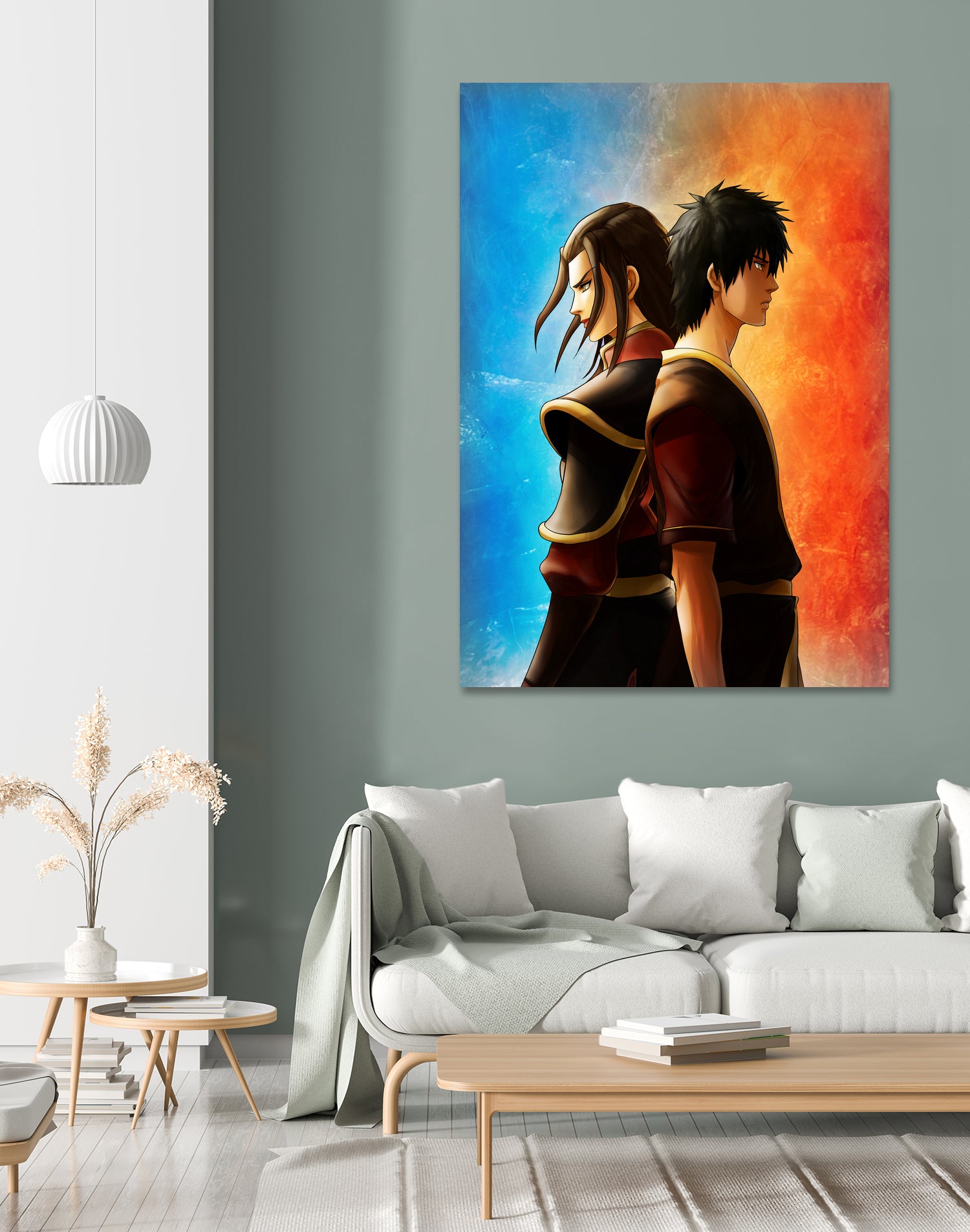 Azula Zuko Artwork by MCAshe 24 on GIANT ART - orange digital painting