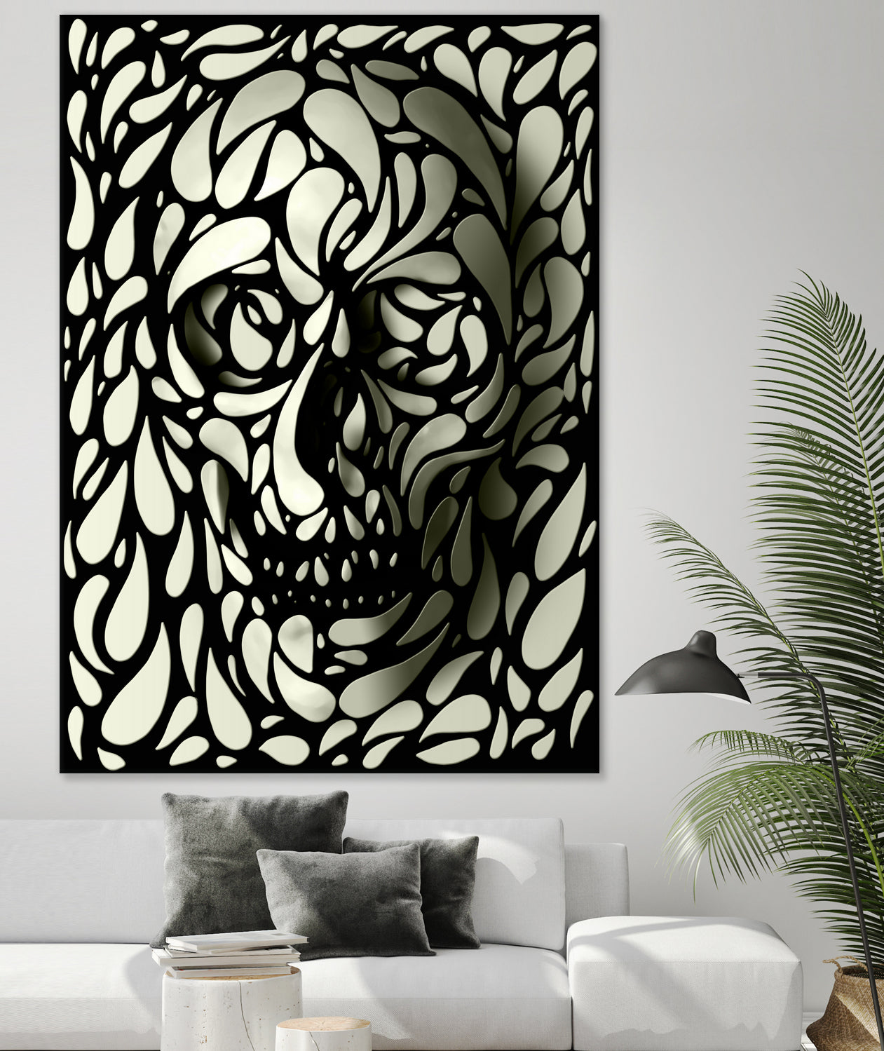 Skull 4 by Ali Gulec on GIANT ART - black digital drawing