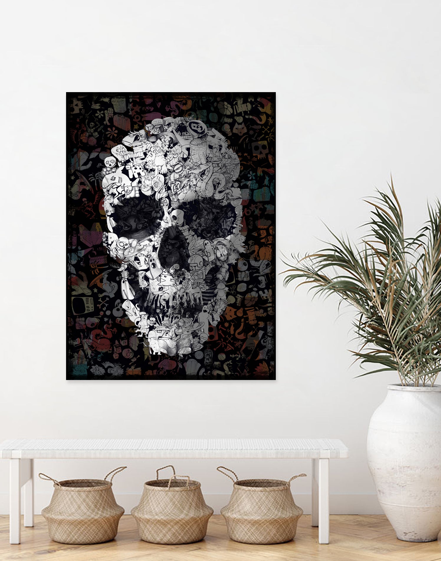Doodle Skull by Ali Gulec on GIANT ART - digital drawing