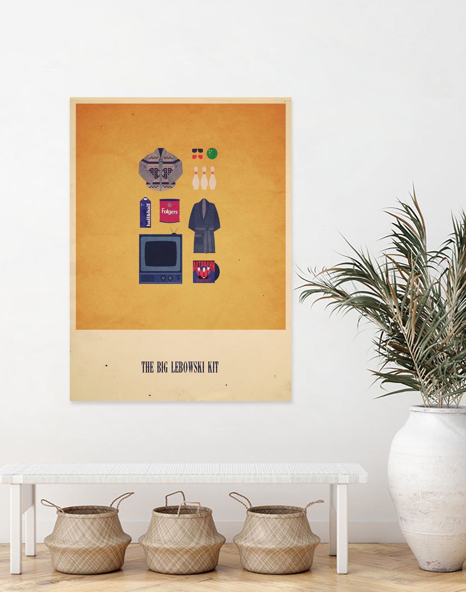 The Big Lebowski Kit by A F on GIANT ART - yellow digital drawing