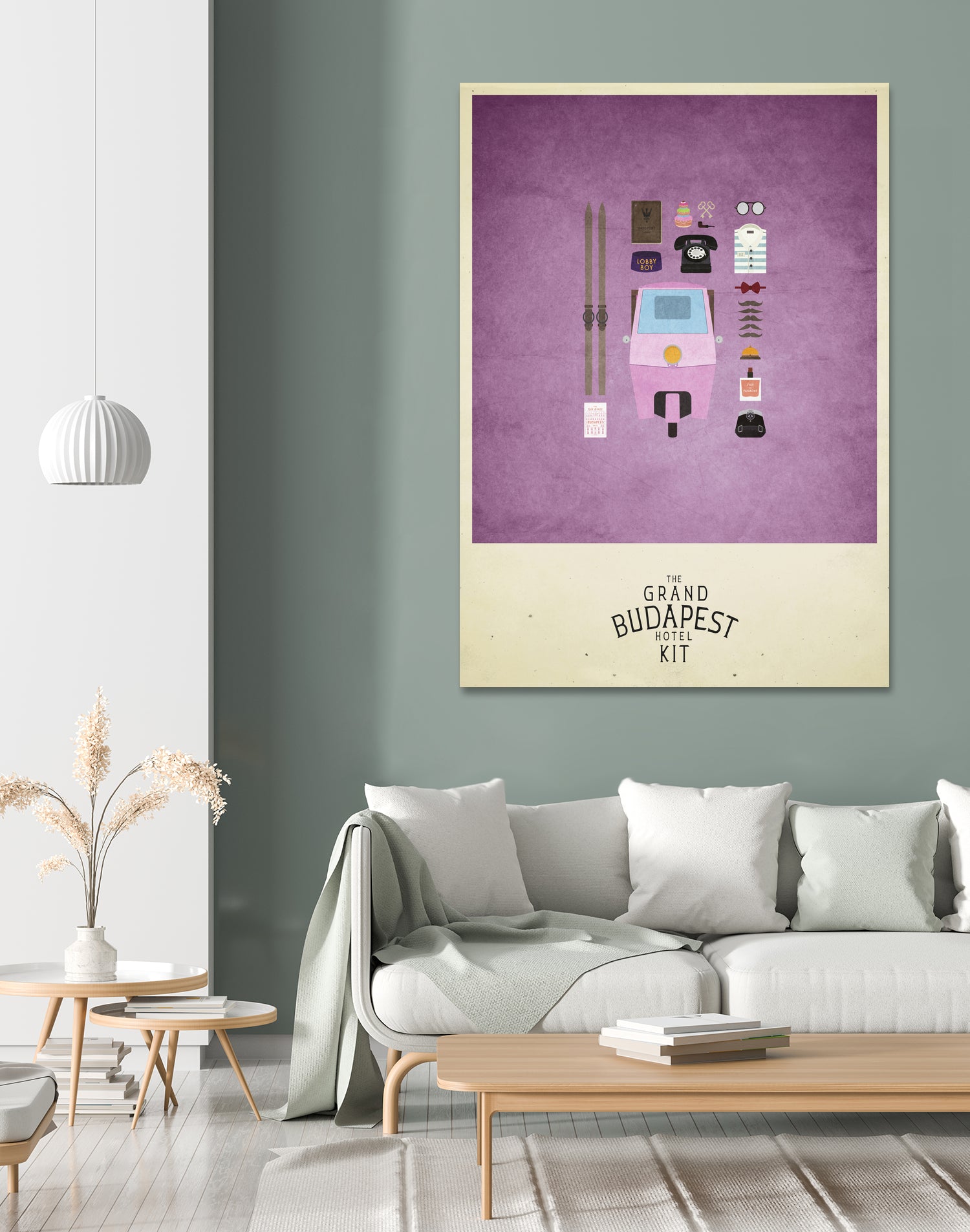 The Grand Budapest Hotel Kit by A F on GIANT ART - pink typography