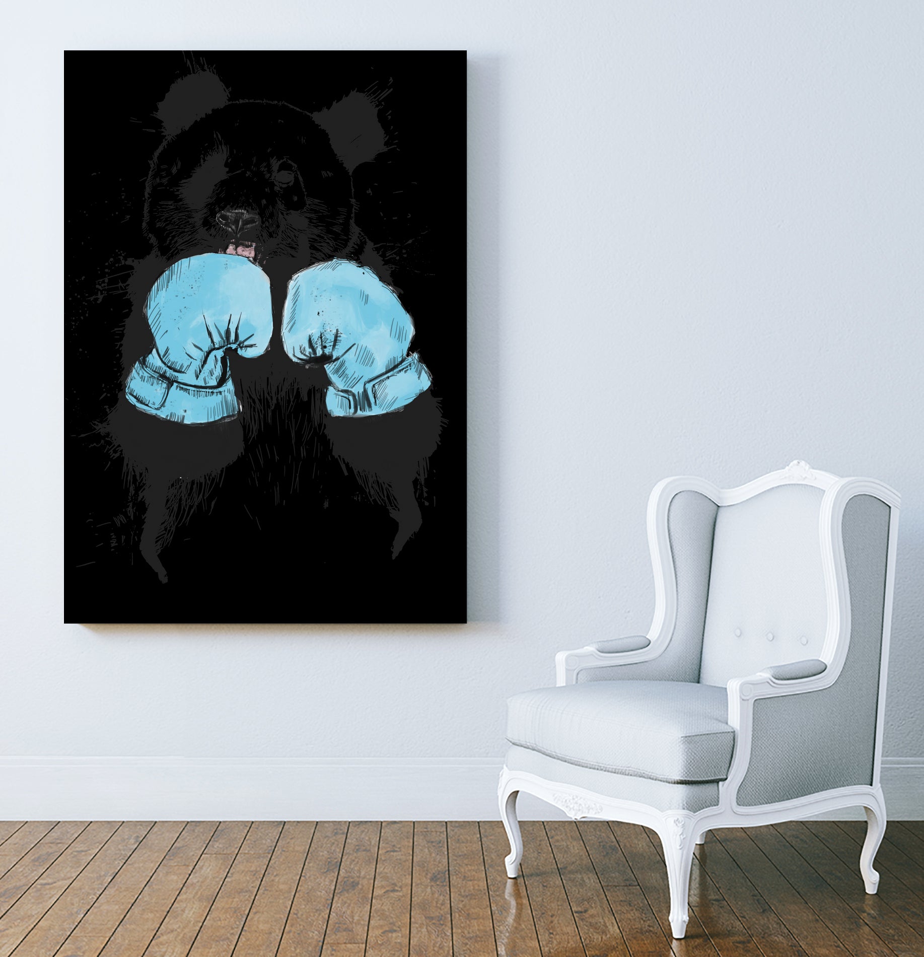 The Winner by Solti Balázs on GIANT ART - blue digital painting