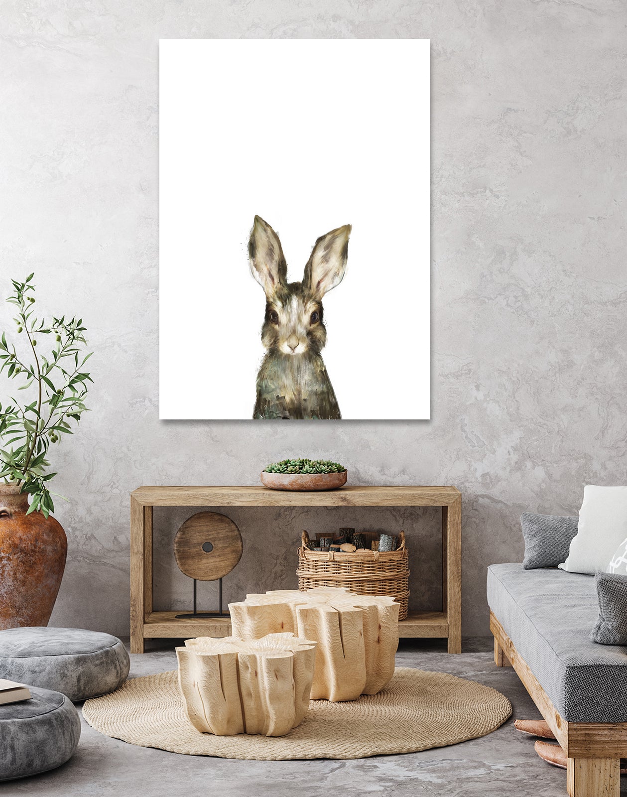 Little Rabbit by Amy Hamilton on GIANT ART - digital painting