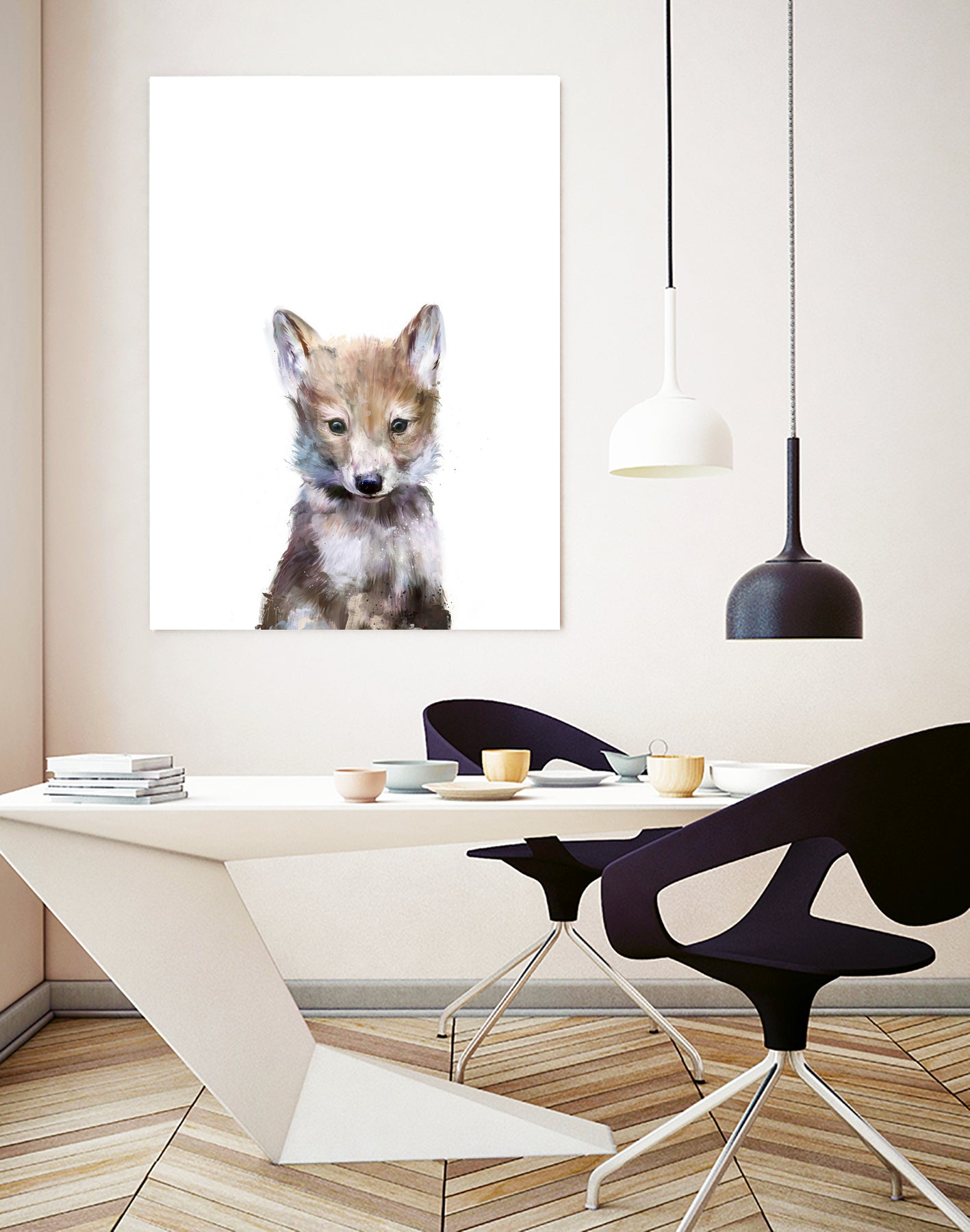 Little Wolf by Amy Hamilton on GIANT ART - digital painting