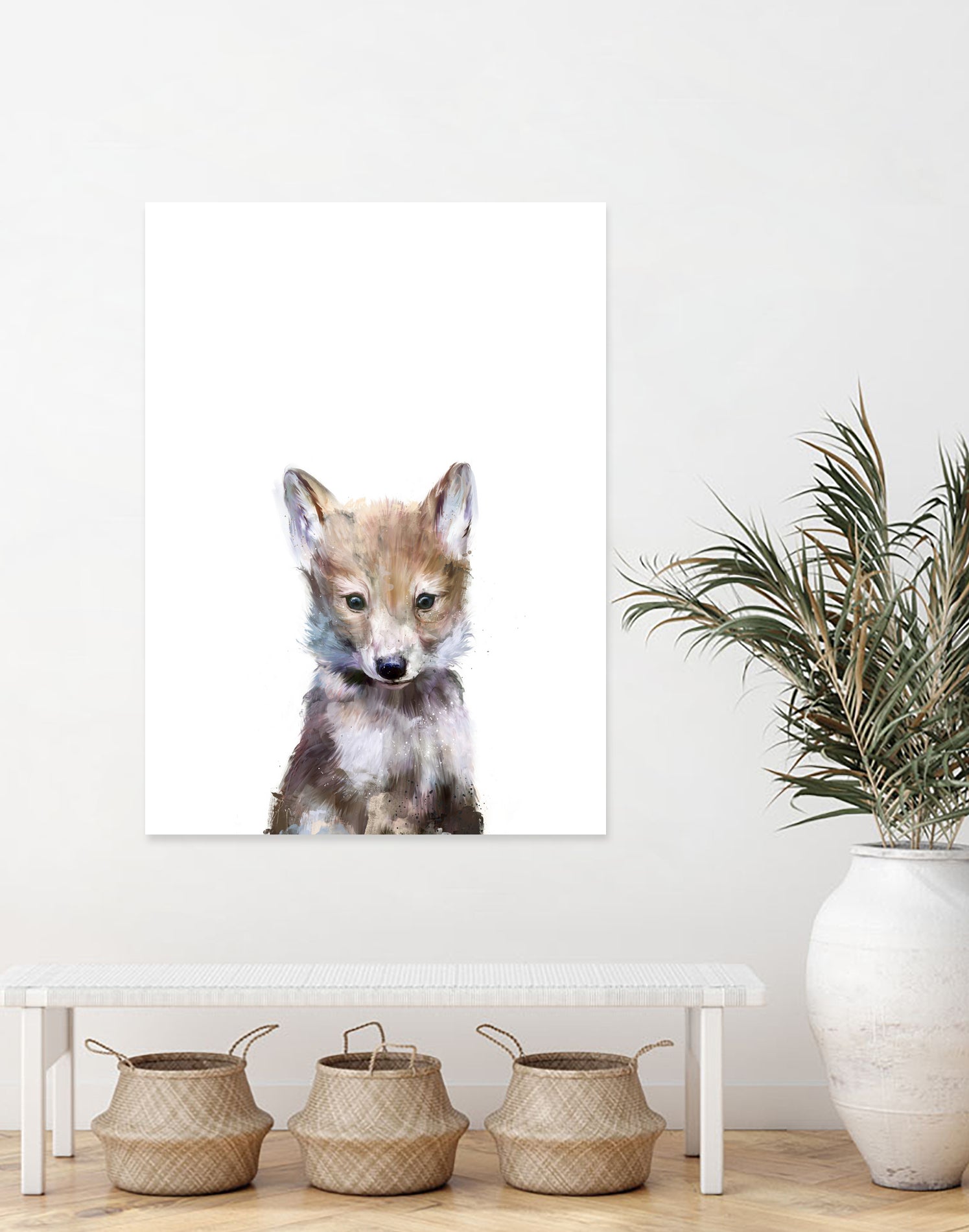 Little Wolf by Amy Hamilton on GIANT ART - digital painting