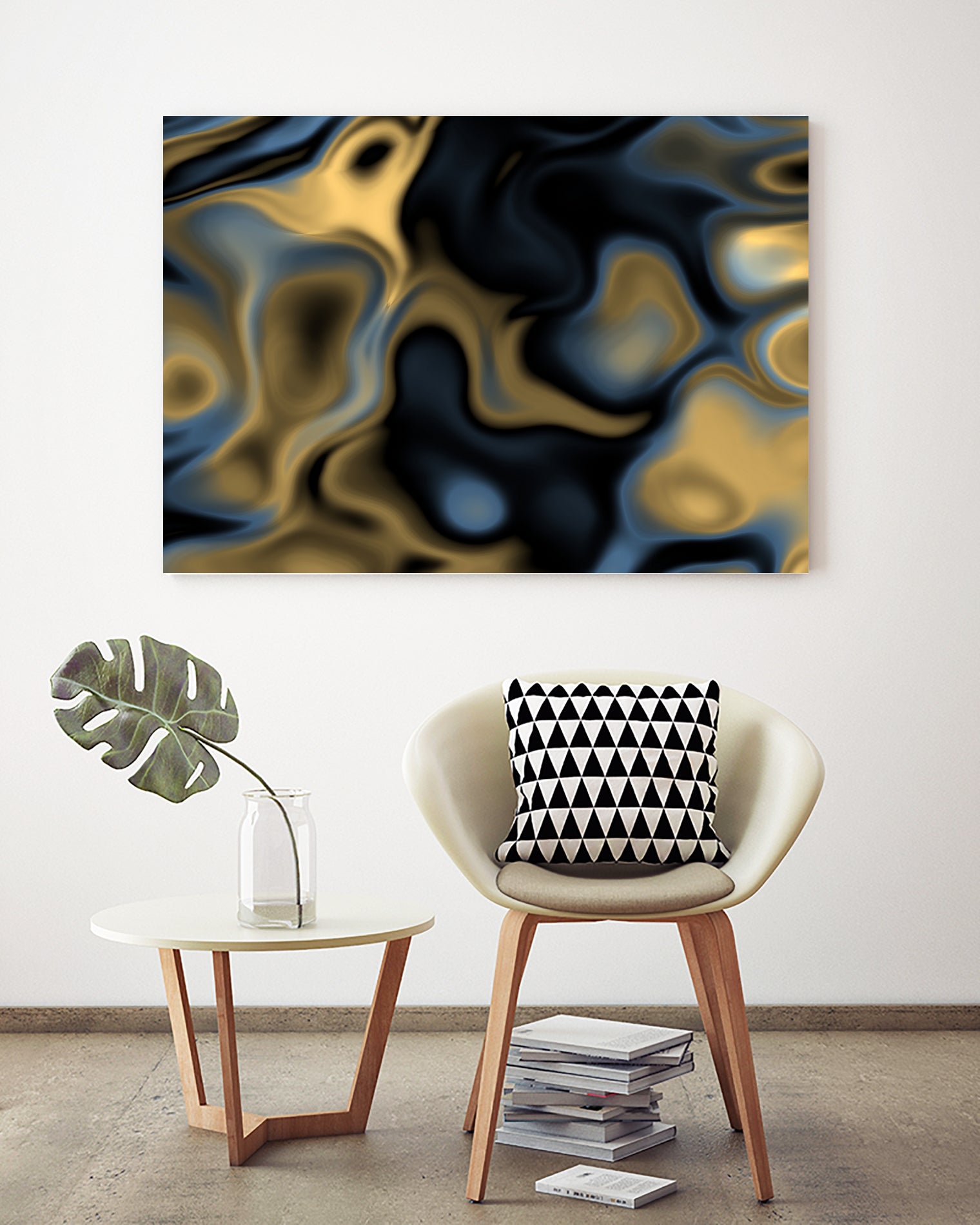 Blue Gold by christy Leigh hodgin on GIANT ART - blue digital painting