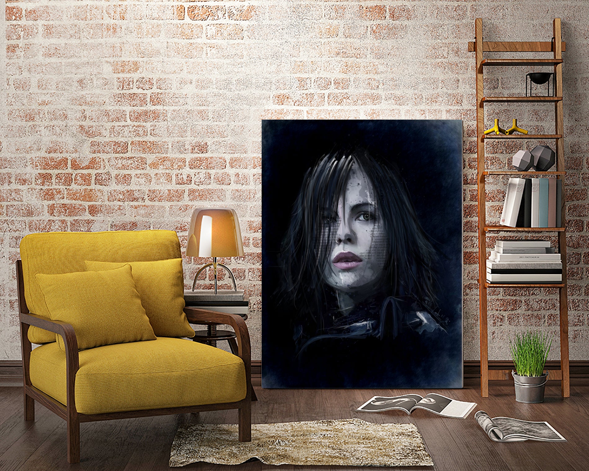Selene by Claudio Tosi on GIANT ART - black digital painting