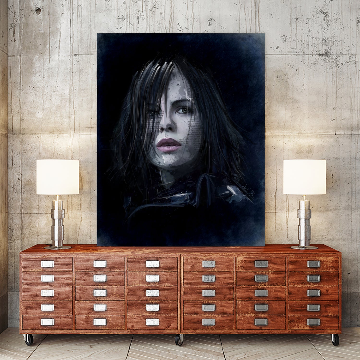 Selene by Claudio Tosi on GIANT ART - black digital painting