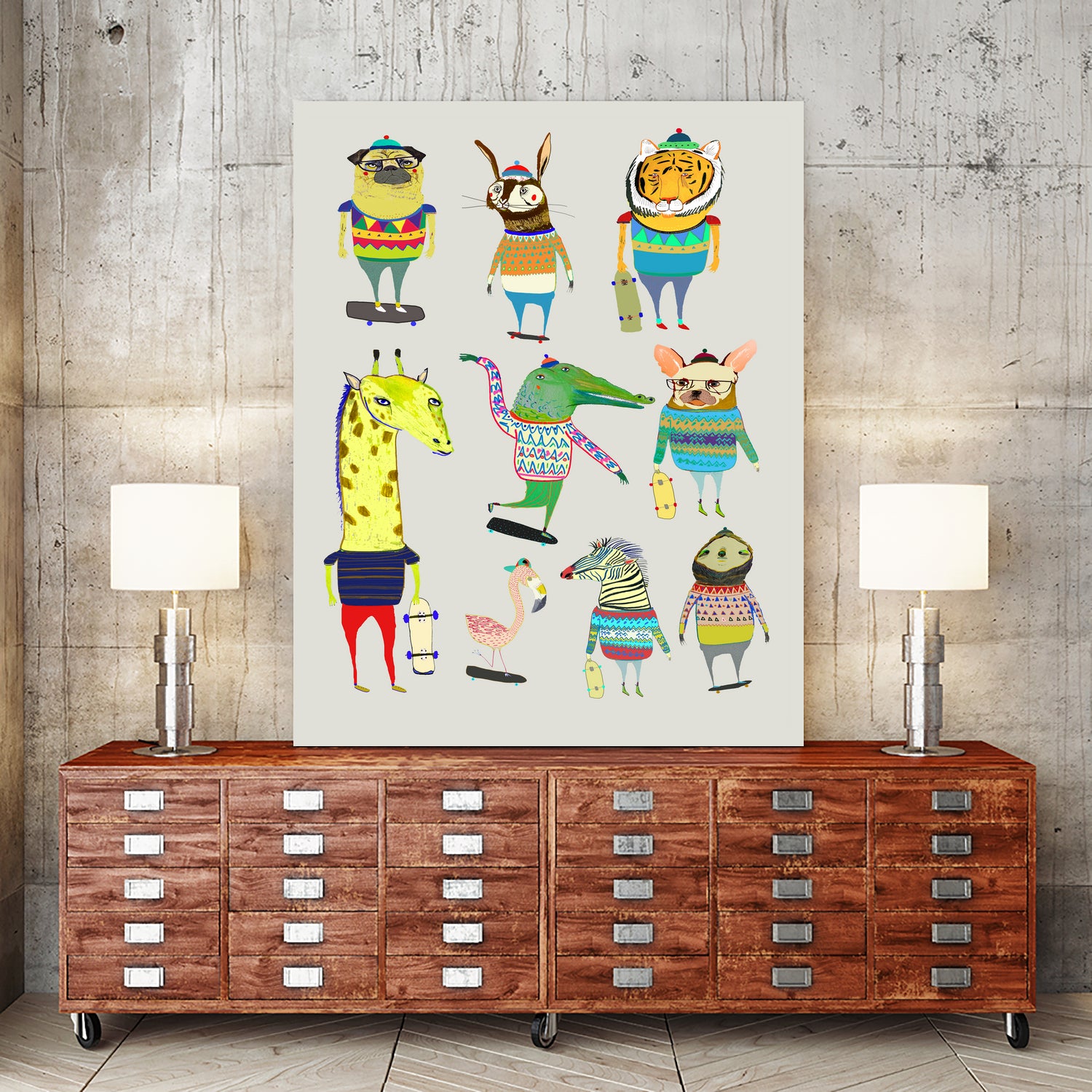 Skaters by Ashley Percival on GIANT ART - digital drawing