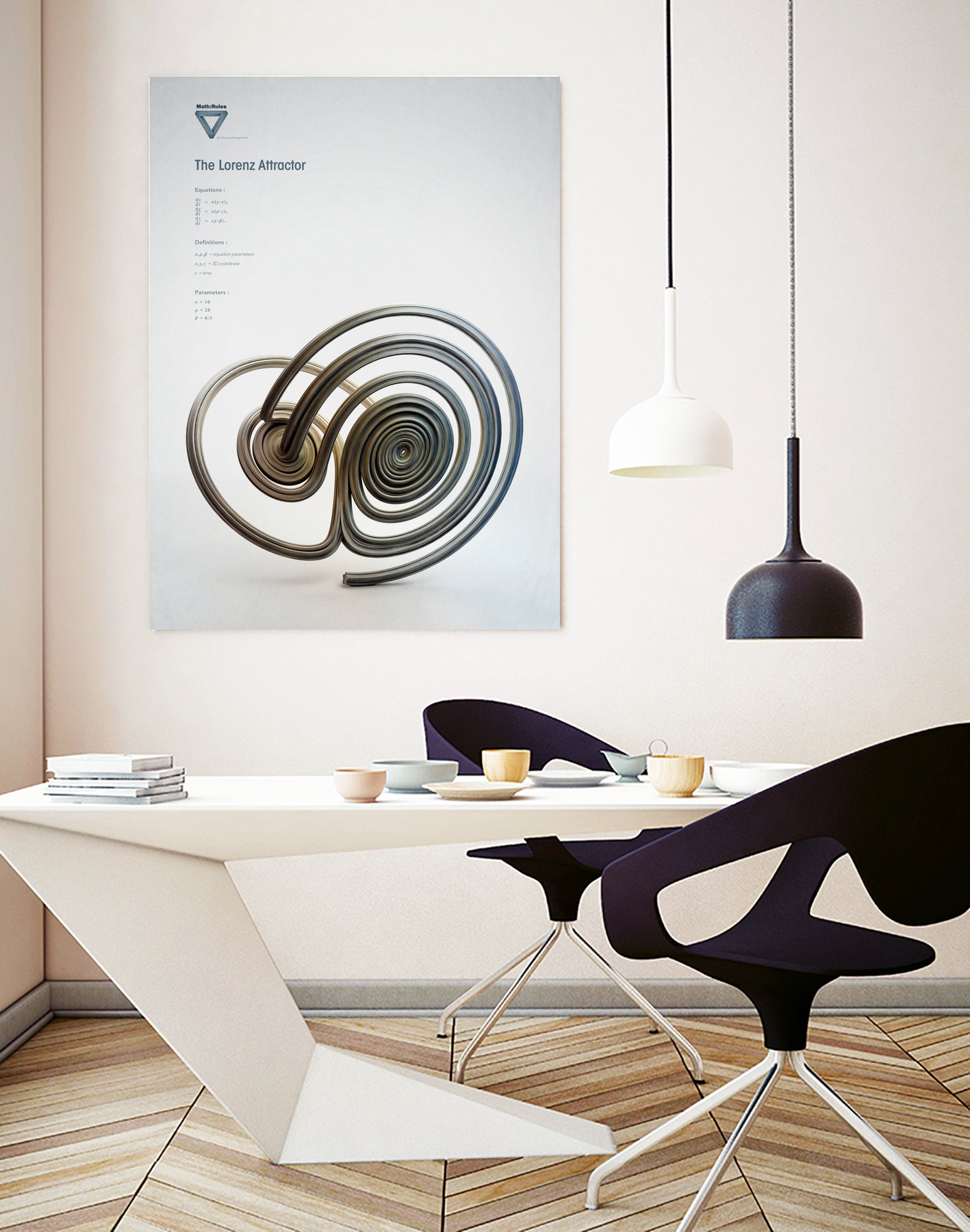 The Lorenz Attractor by . Chaotic Atmospheres on GIANT ART - 3d art