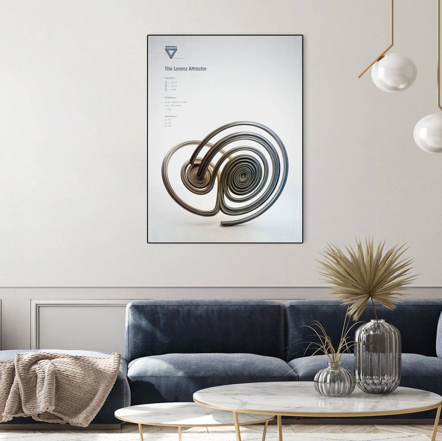 The Lorenz Attractor by . Chaotic Atmospheres on GIANT ART - 3d art