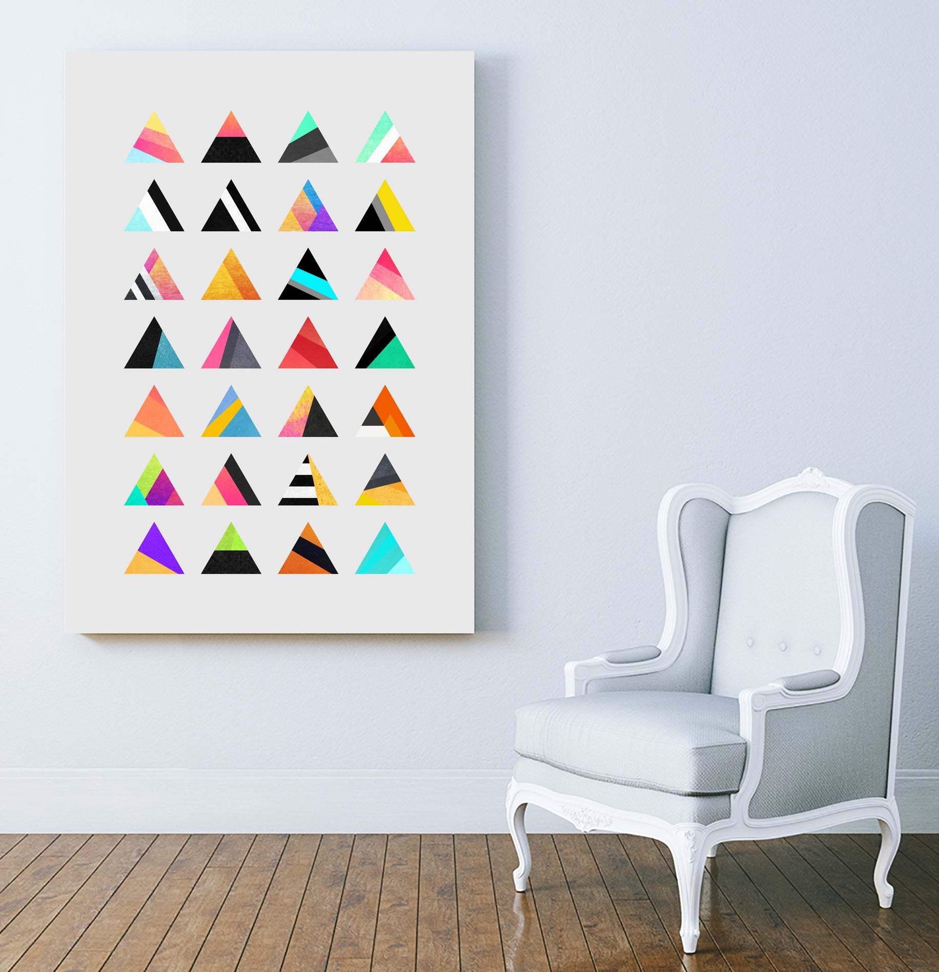 Trangle Variation by Elisabeth Fredriksson on GIANT ART - green digital drawing