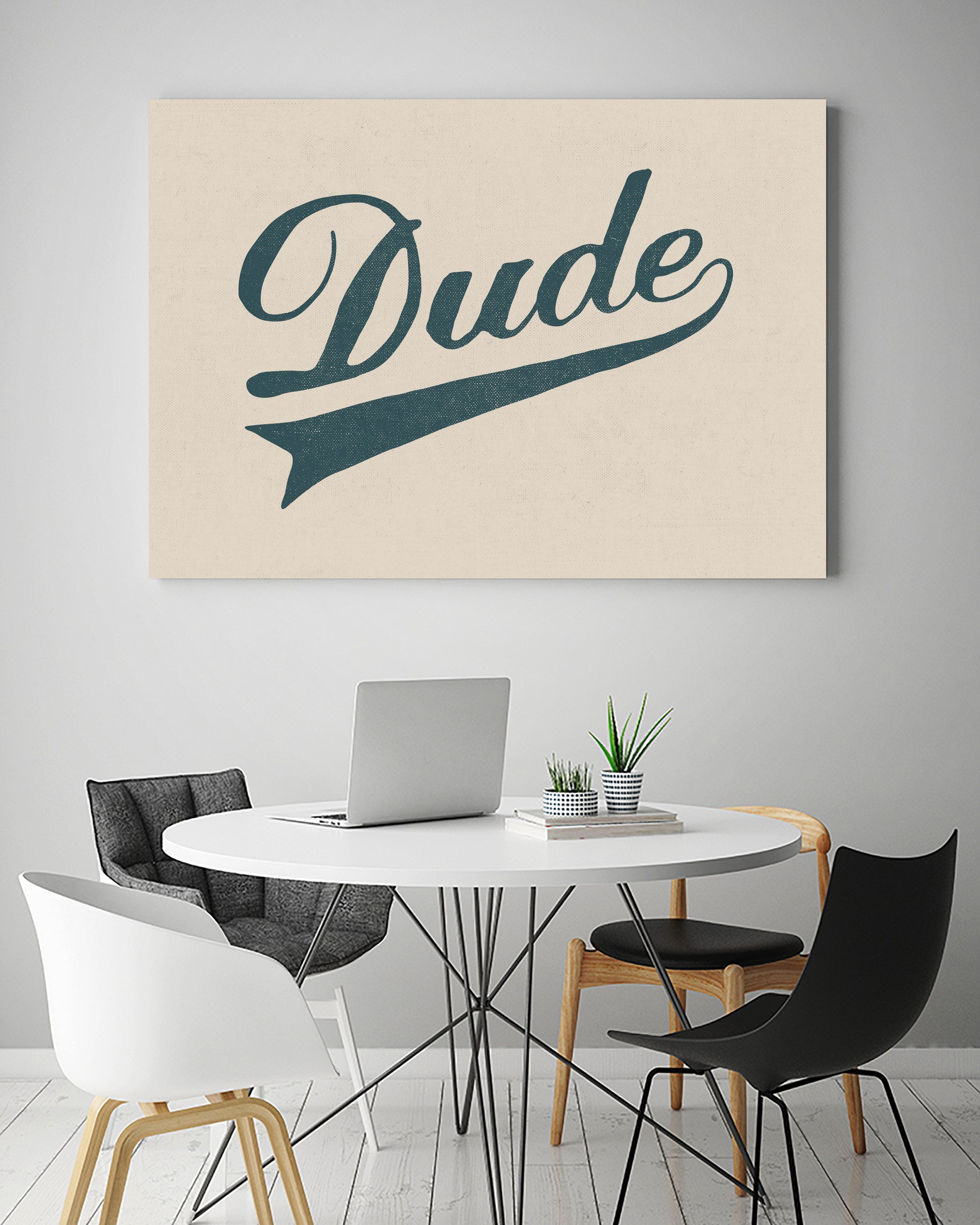 Dude by Florent Bodart on GIANT ART - brown typography
