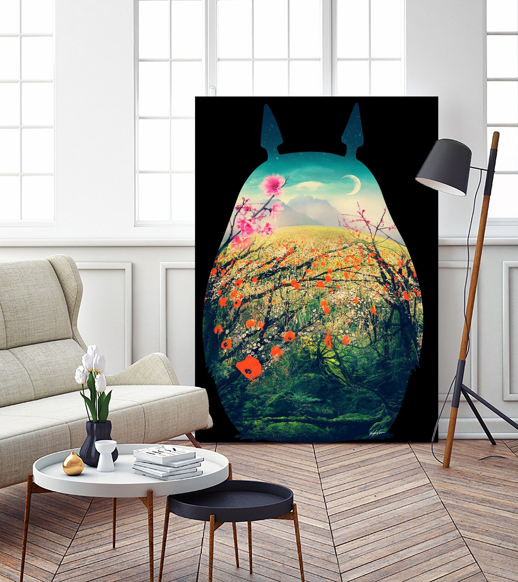 Tonari No Totoro by Victor Vercesi on GIANT ART - digital painting